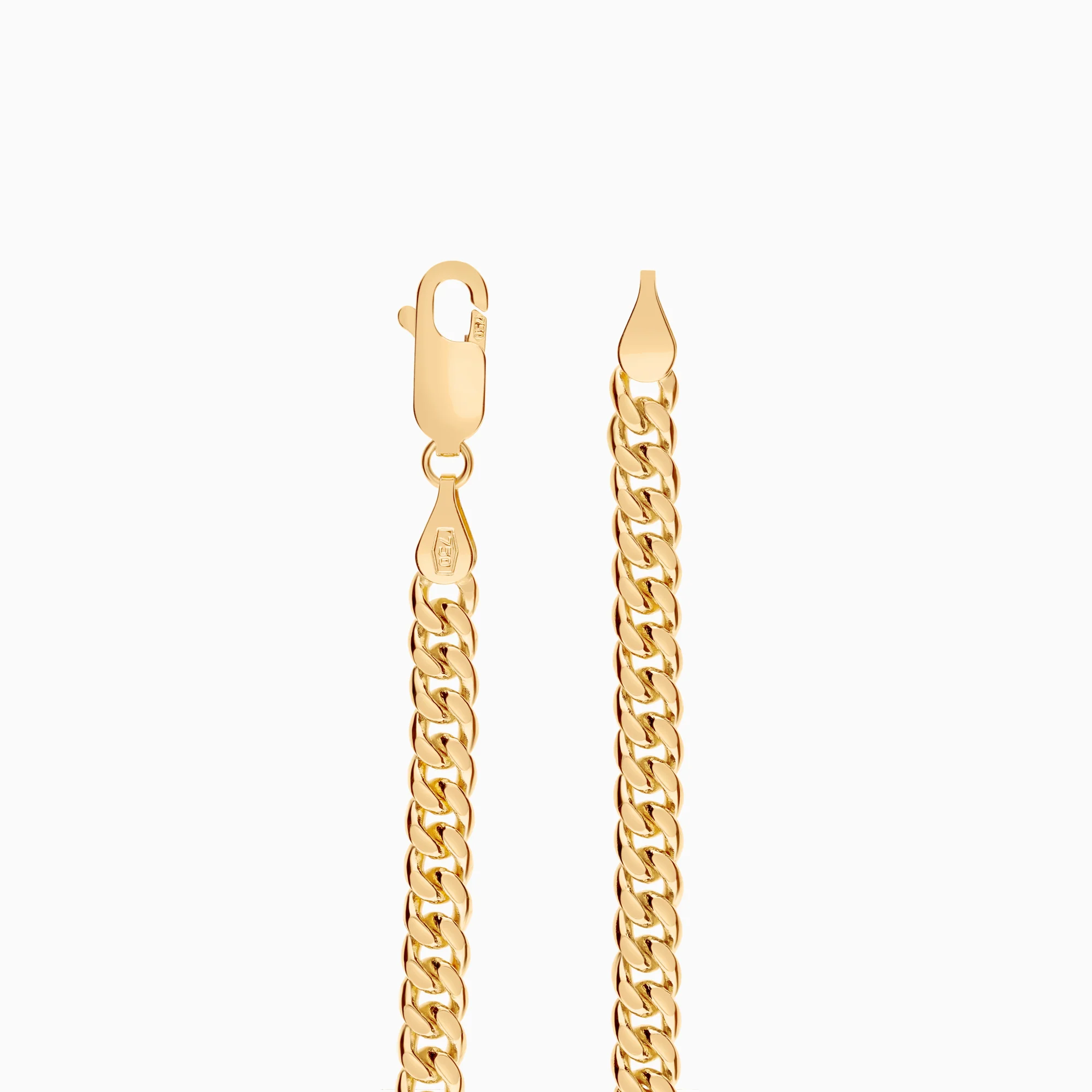 Curb chain 12.77g 18K gold - Image 2