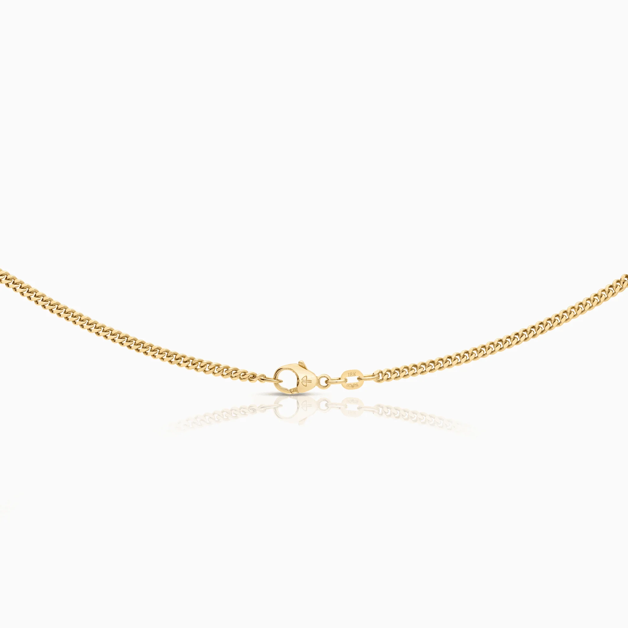 Curb chain 13.32g 18K gold - Image 2