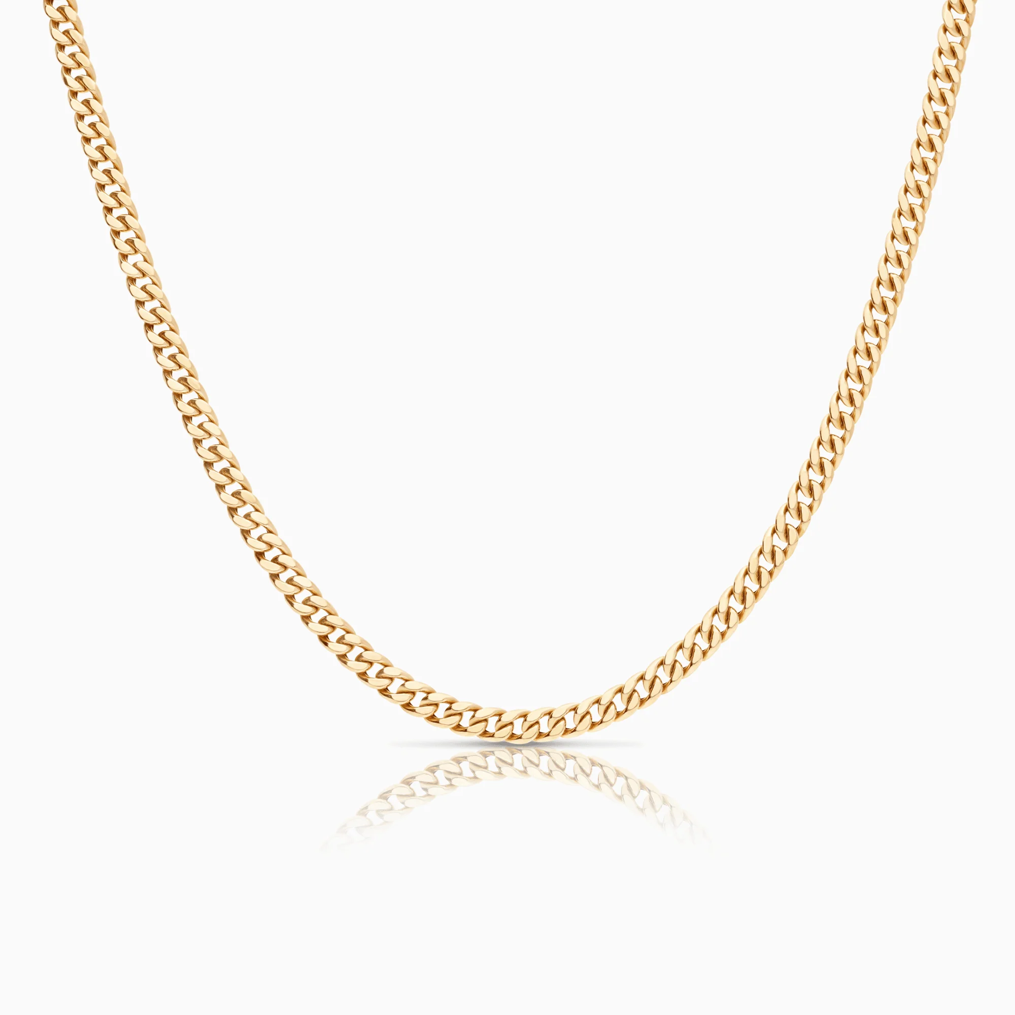 Curb chain 14.10g 18K gold