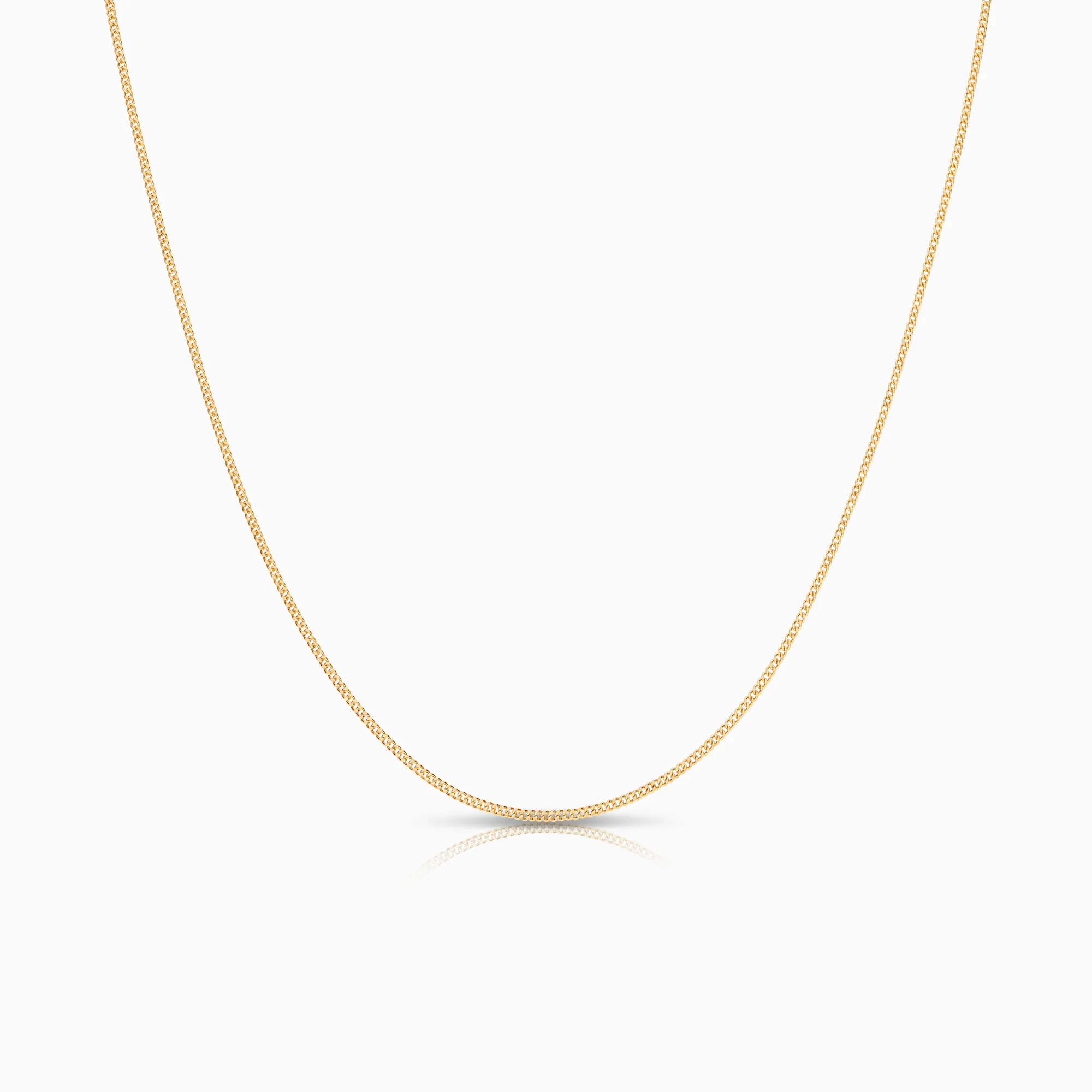Curb chain 2.05g 18K gold