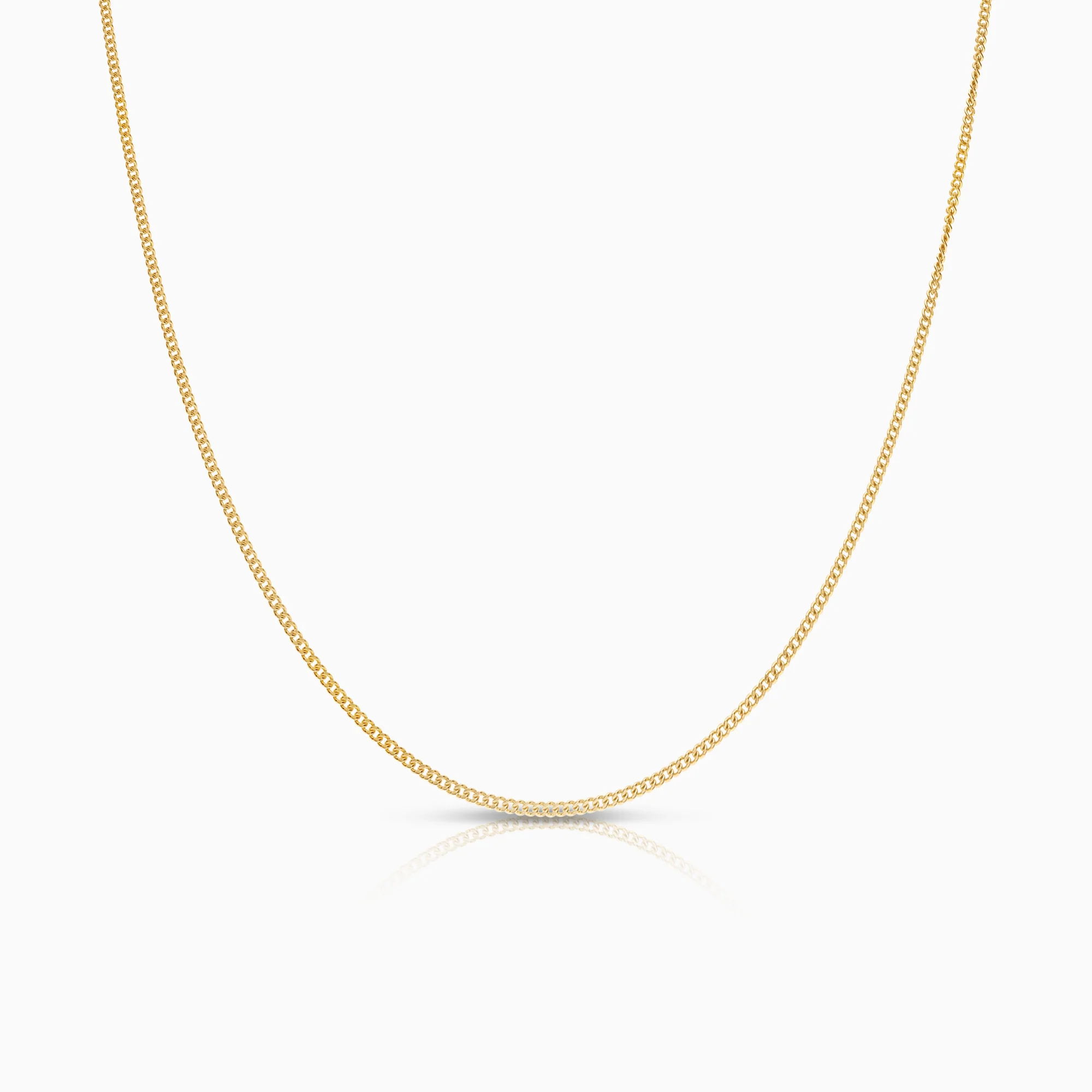 Curb chain 2.30g 18K gold