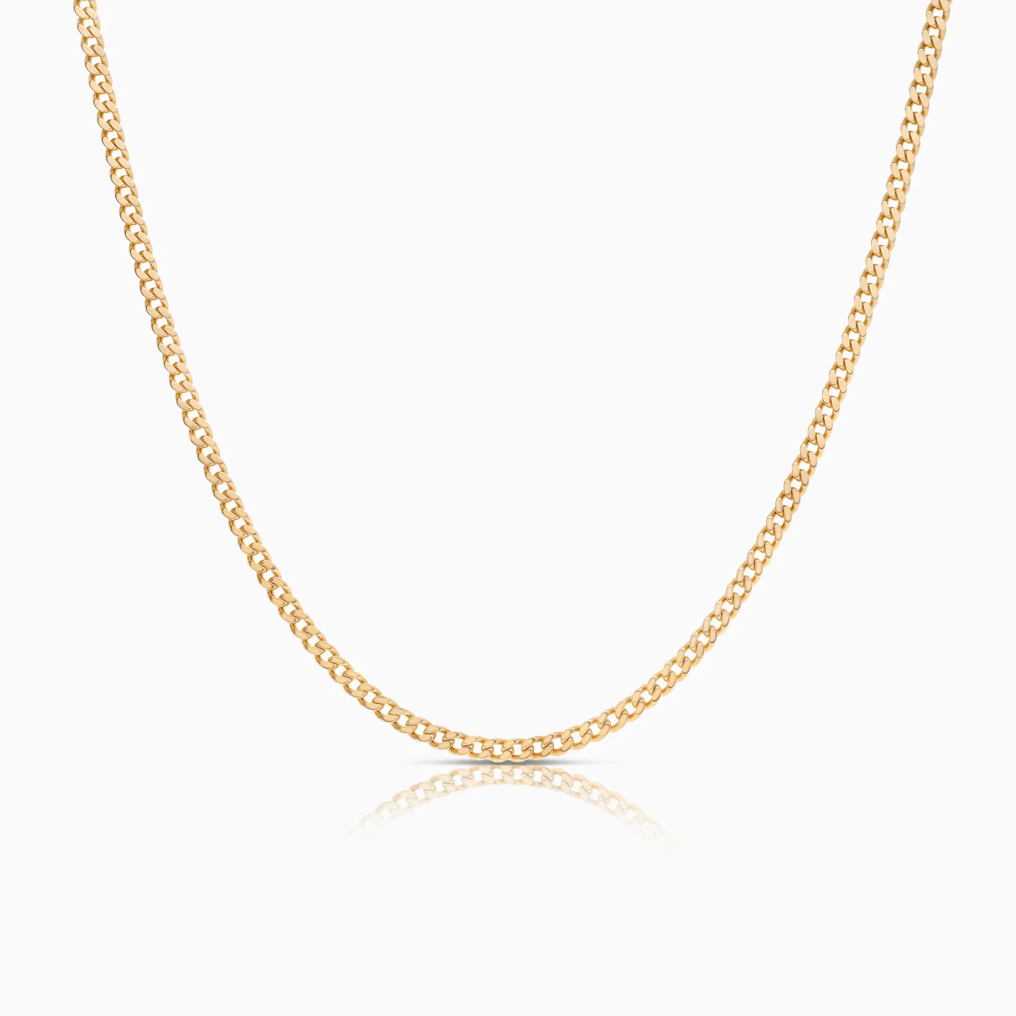 Curb chain 21.08g 18K gold