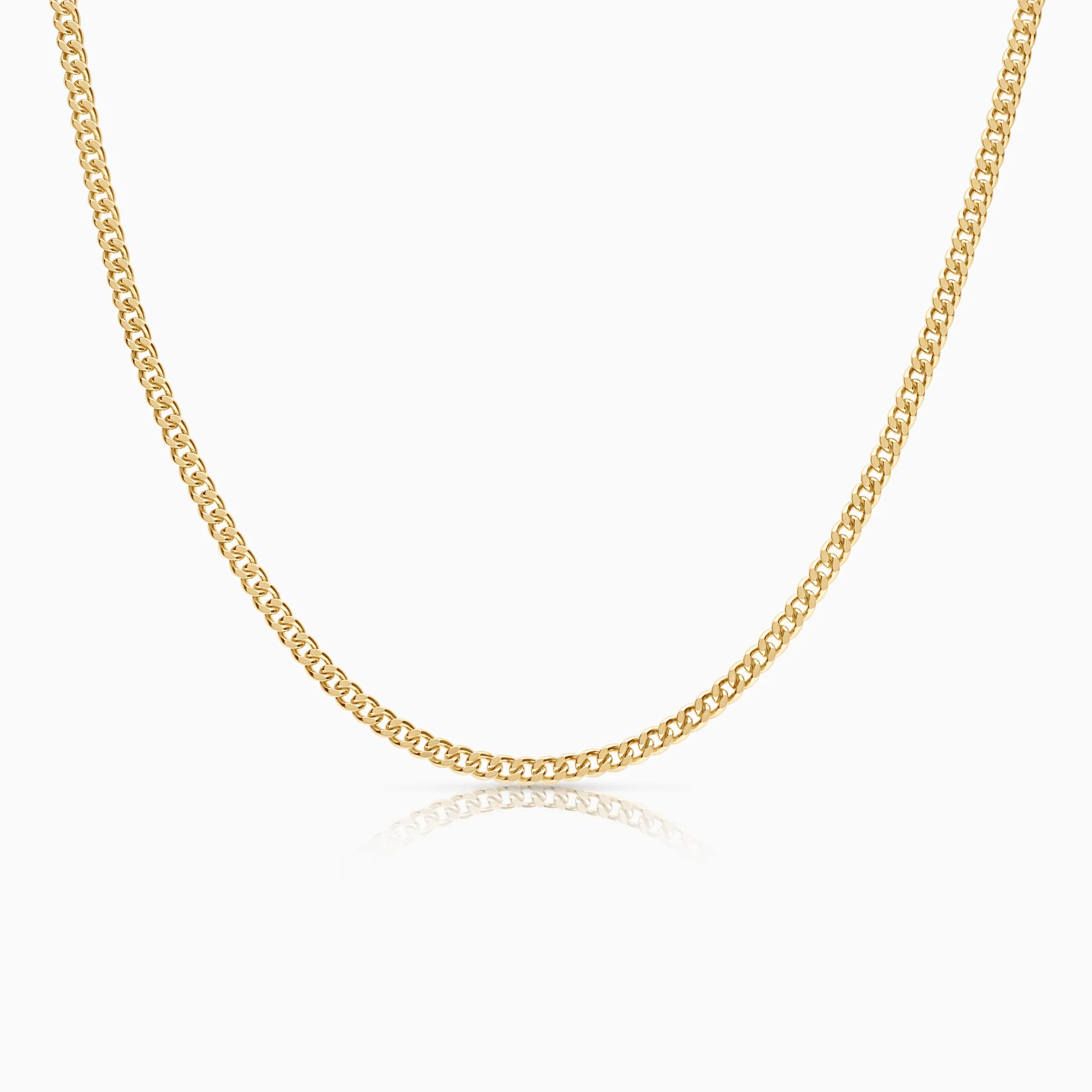 Curb chain 24.09g 18K gold