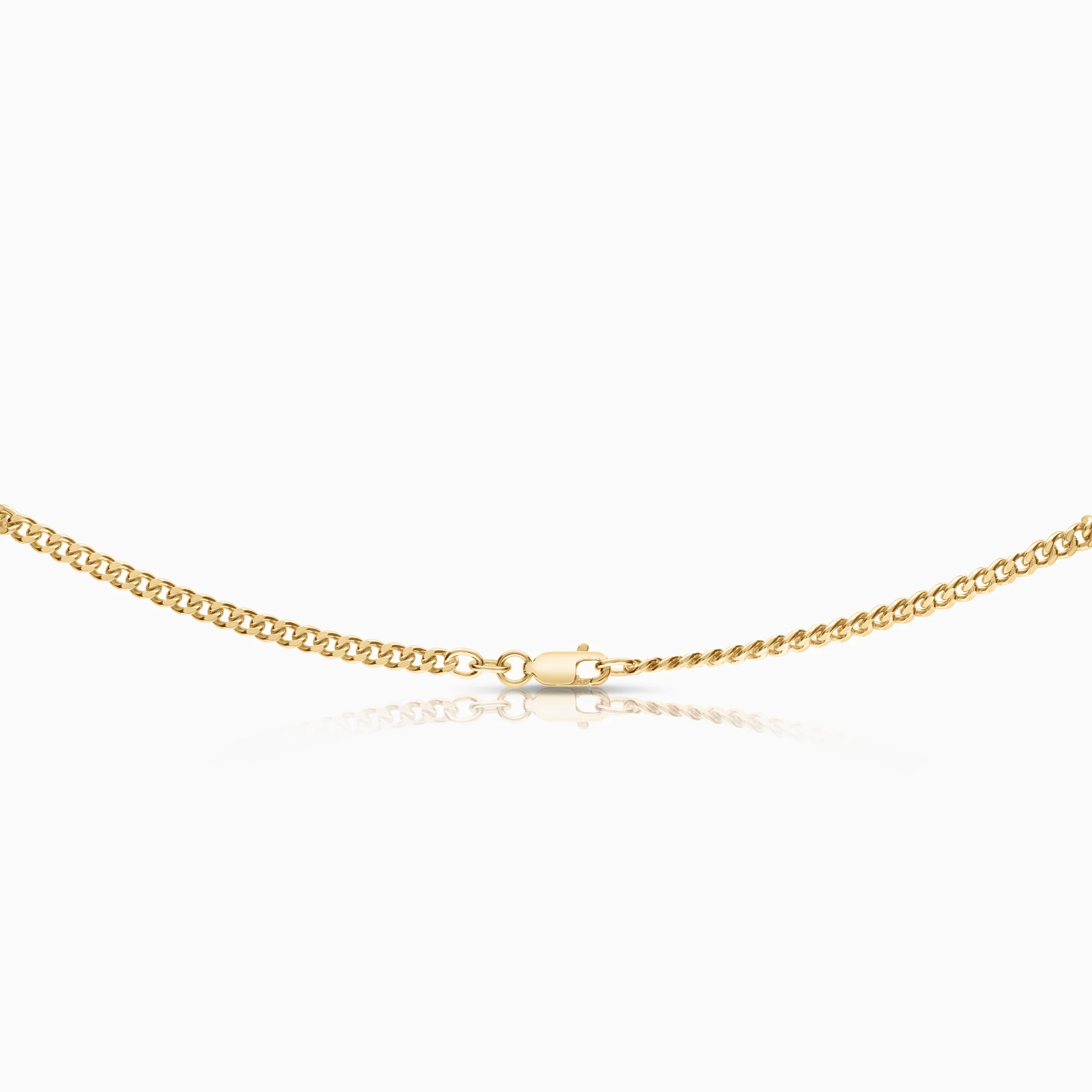 Curb chain 24.09g 18K gold - Image 2