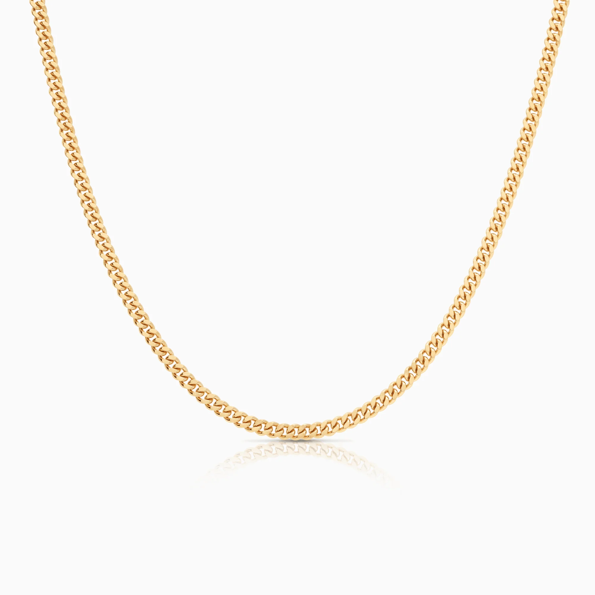 Curb chain 24.56g 18K gold