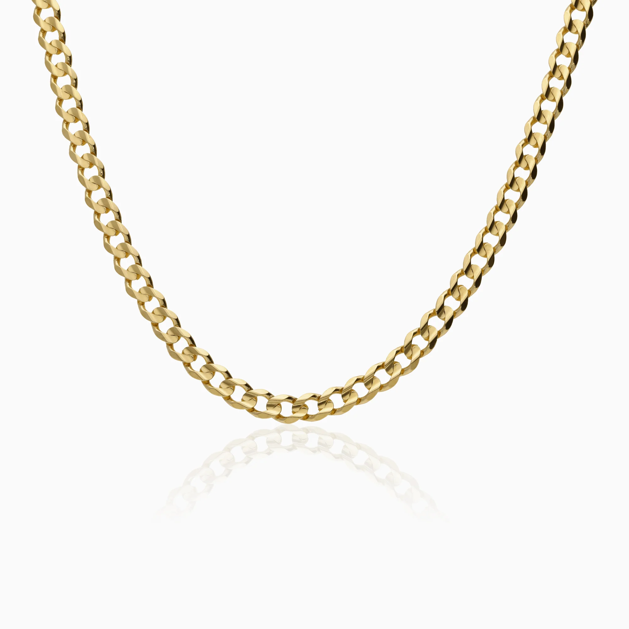 Curb chain 25.40g 18K gold