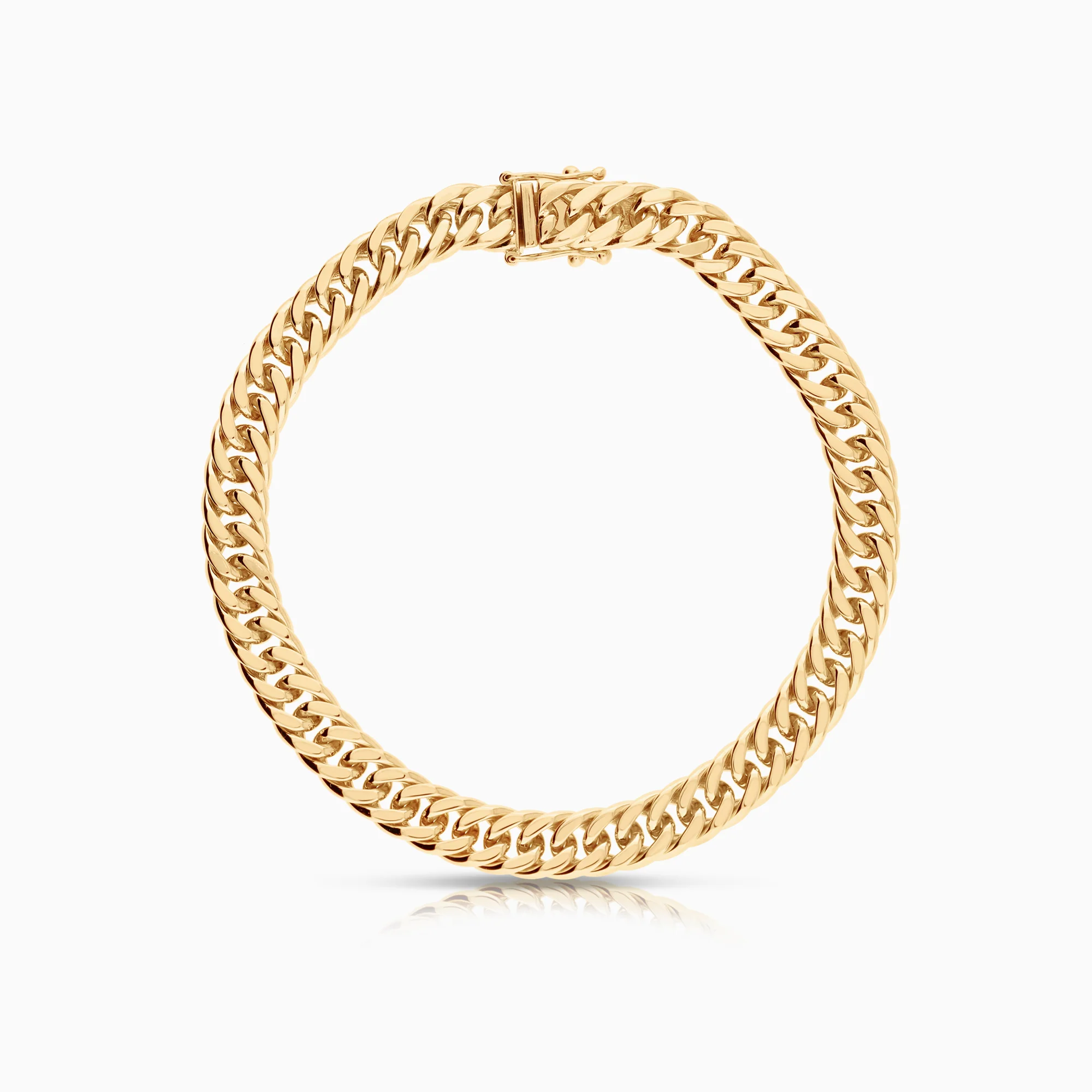Curb bracelet 27.18g 18K gold