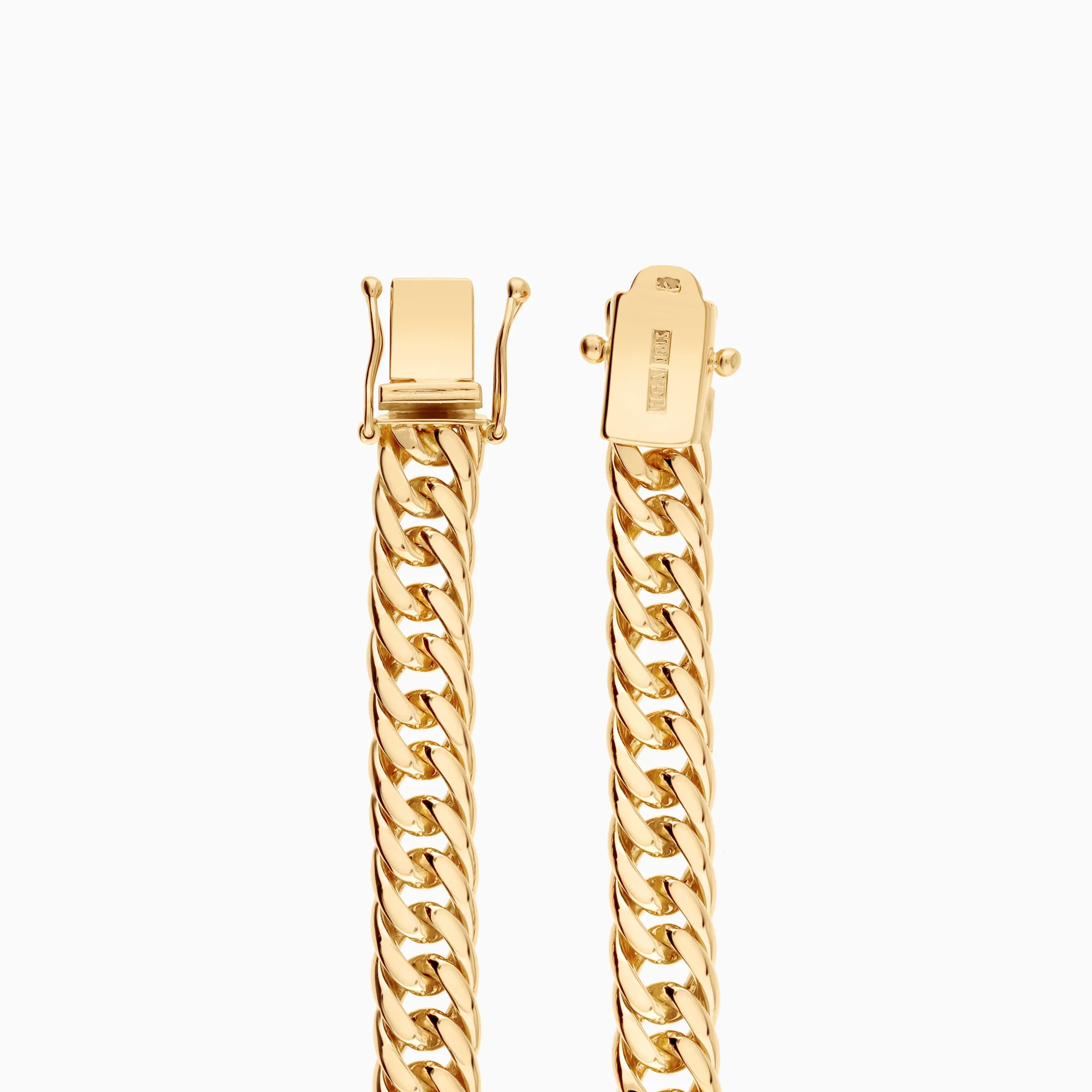 Curb bracelet 27.18g 18K gold - Image 2