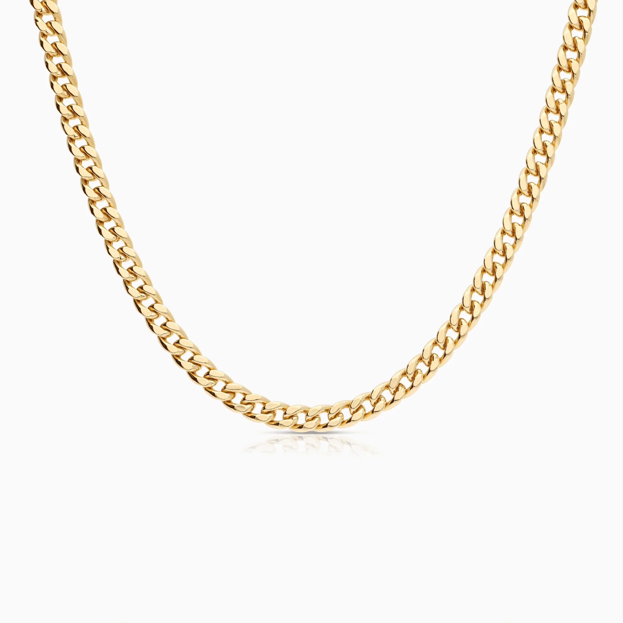 Curb chain 28.90g 18K gold