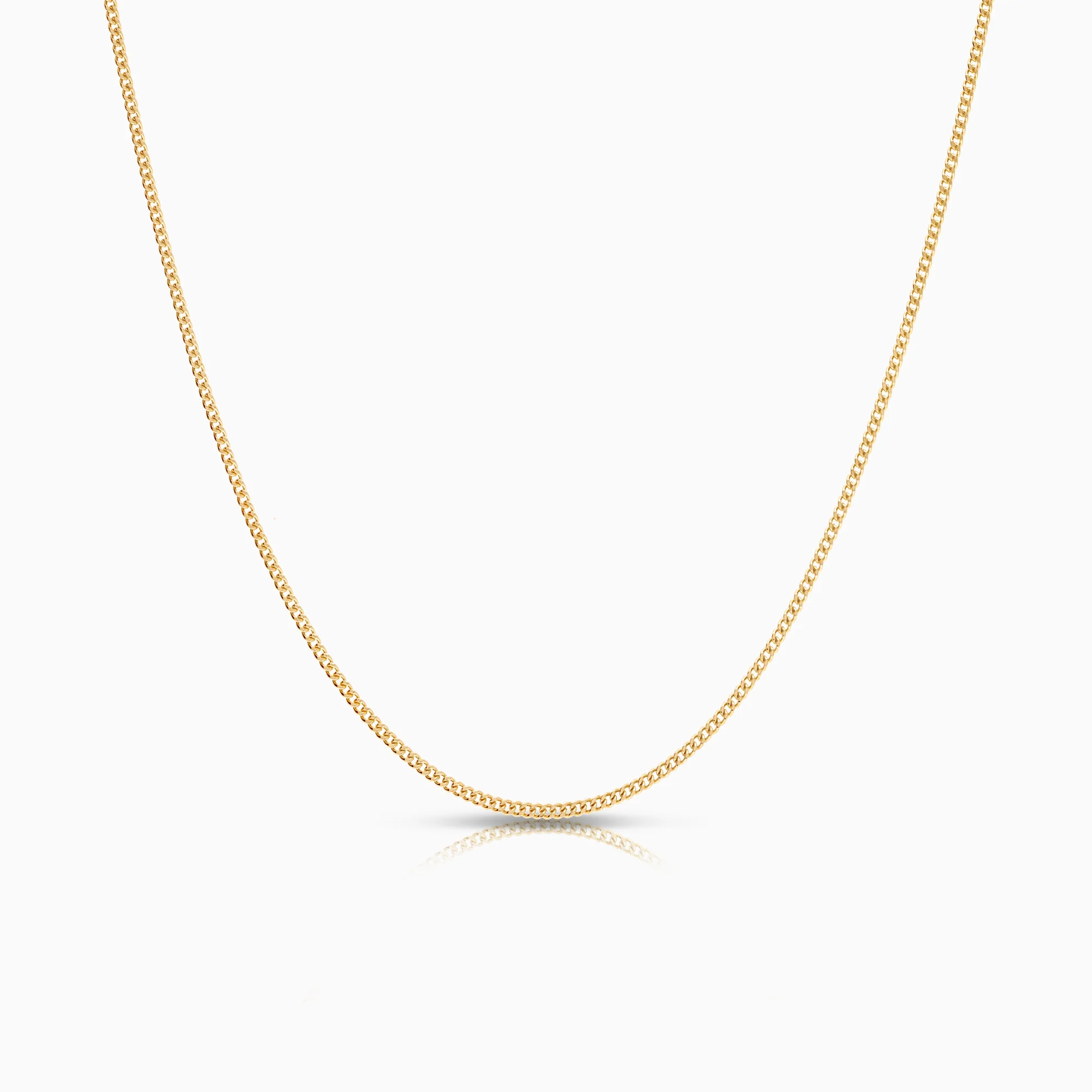 Curb chain 3.55g 18K gold