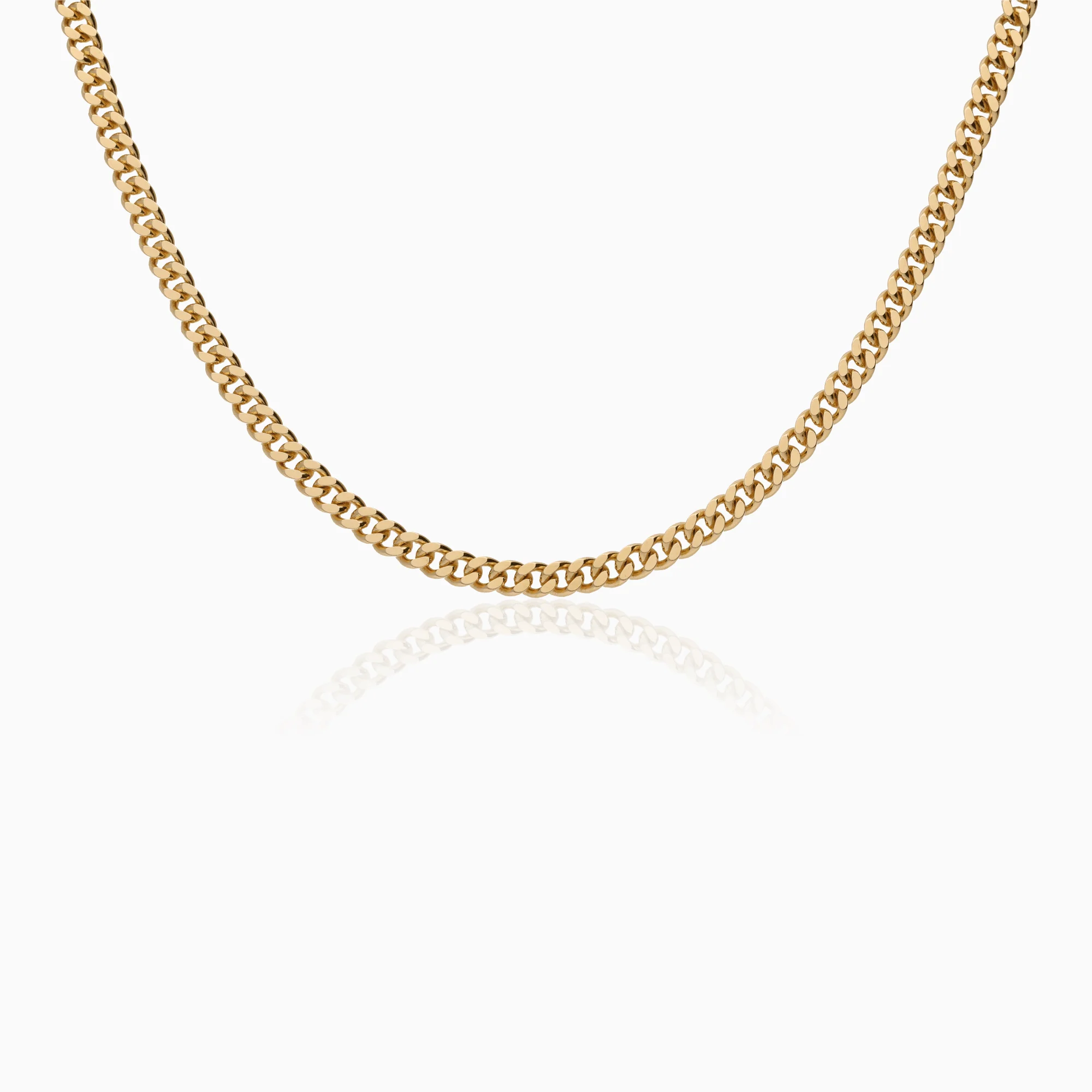 Curb chain 30.57g 18K gold