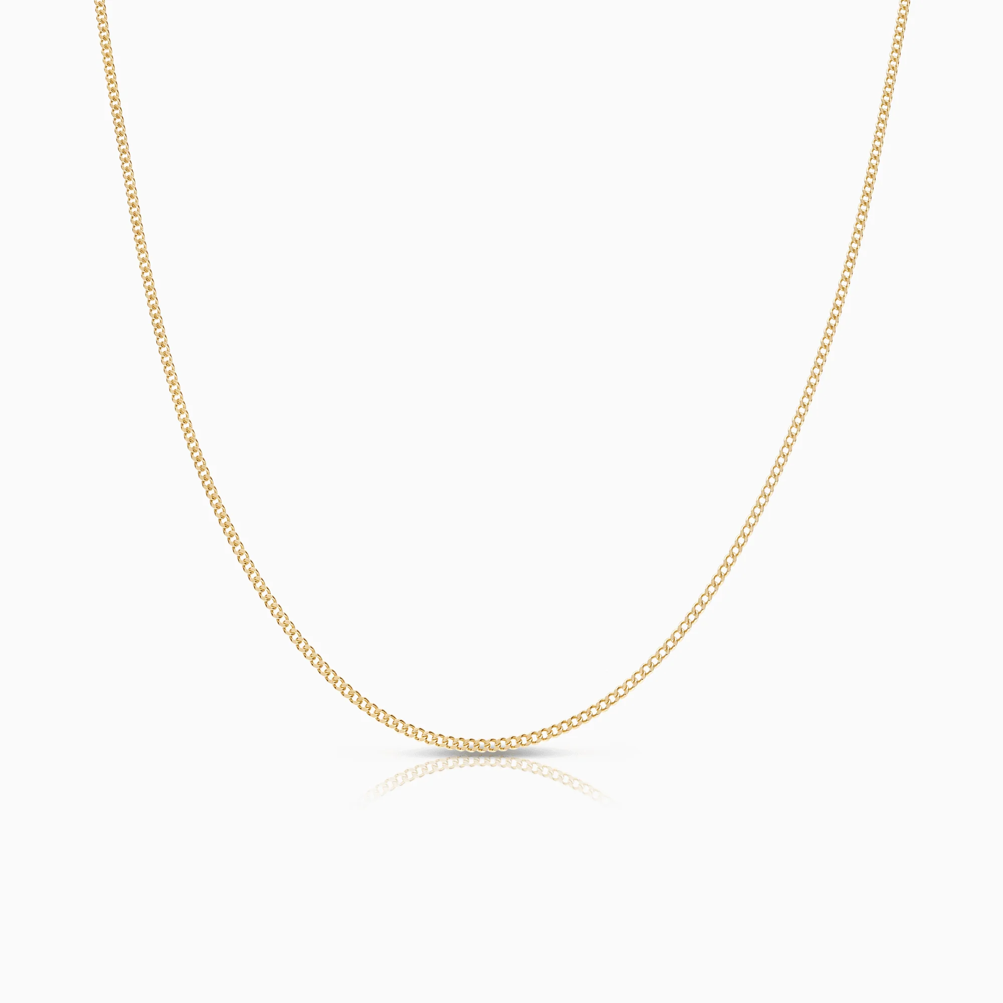 Curb chain 3.16g 18K gold