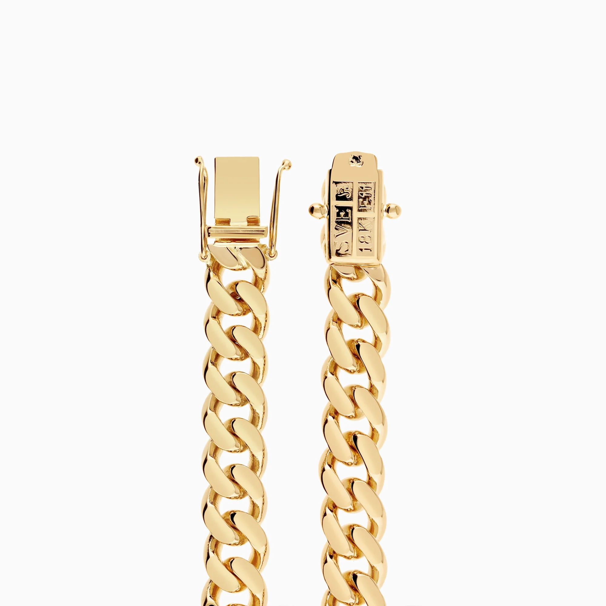 Curb chain 35.08g 18K gold - Image 2