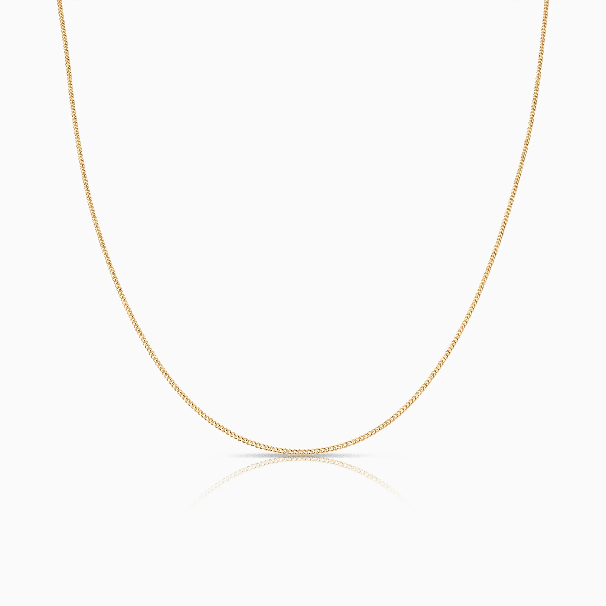 Curb chain 36cm 18K gold