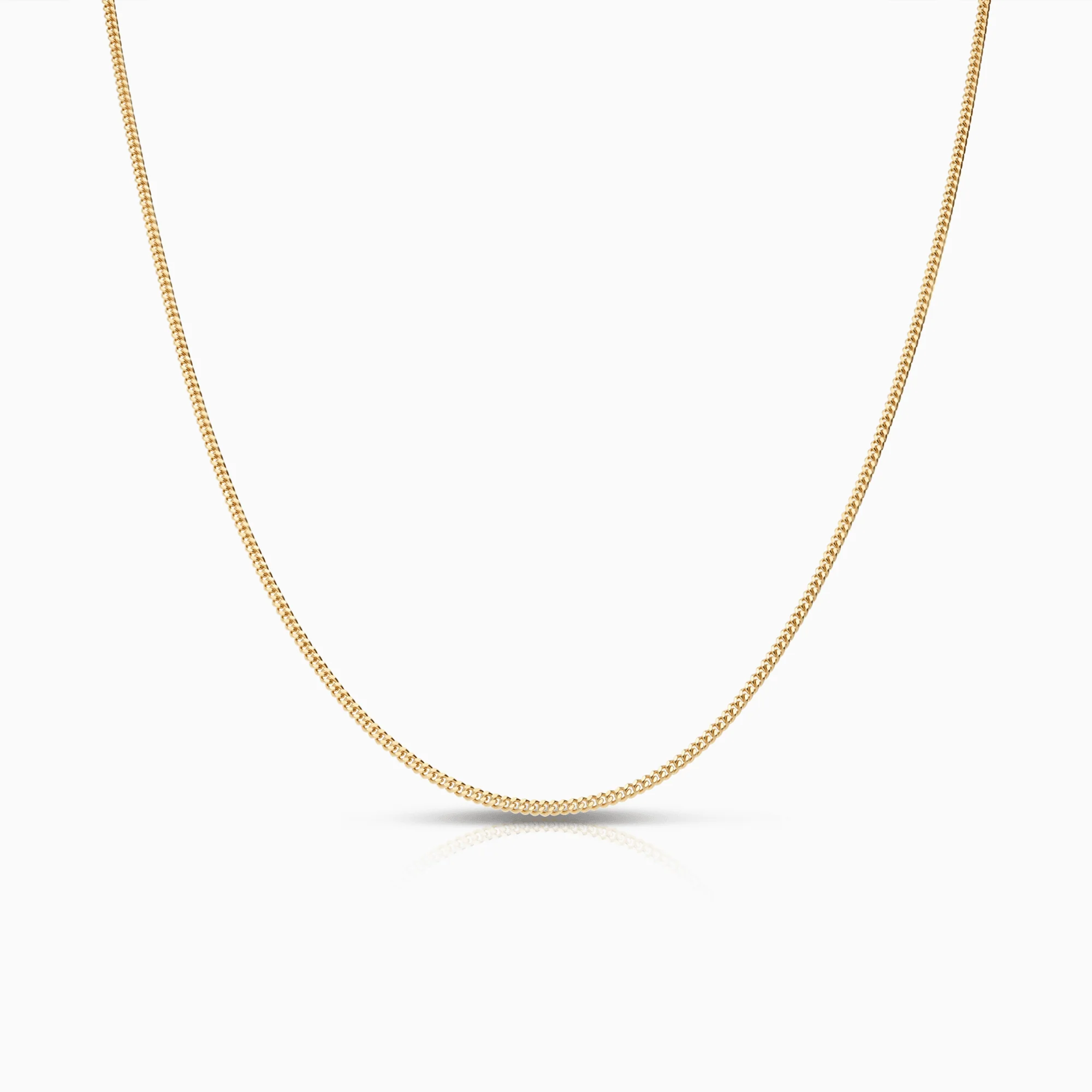 Curb chain 36cm 18K gold