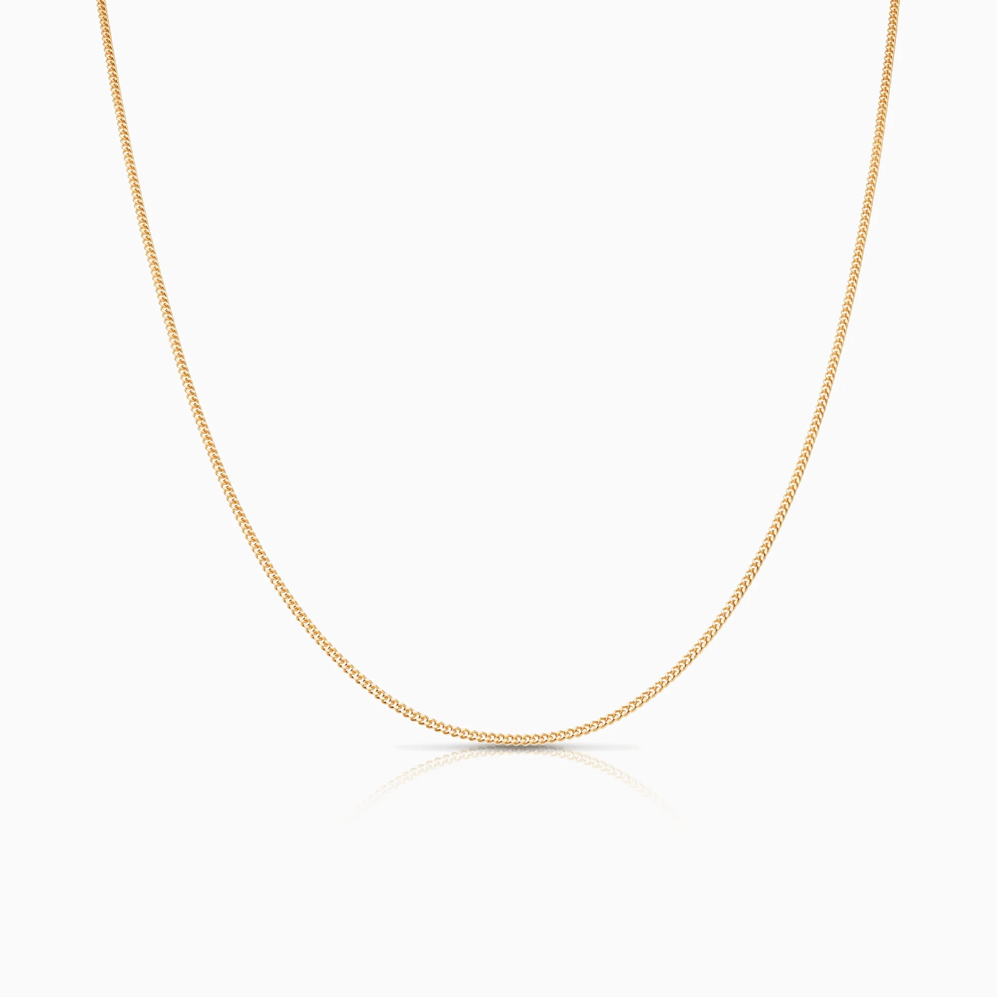 Curb chain 36cm 18K gold