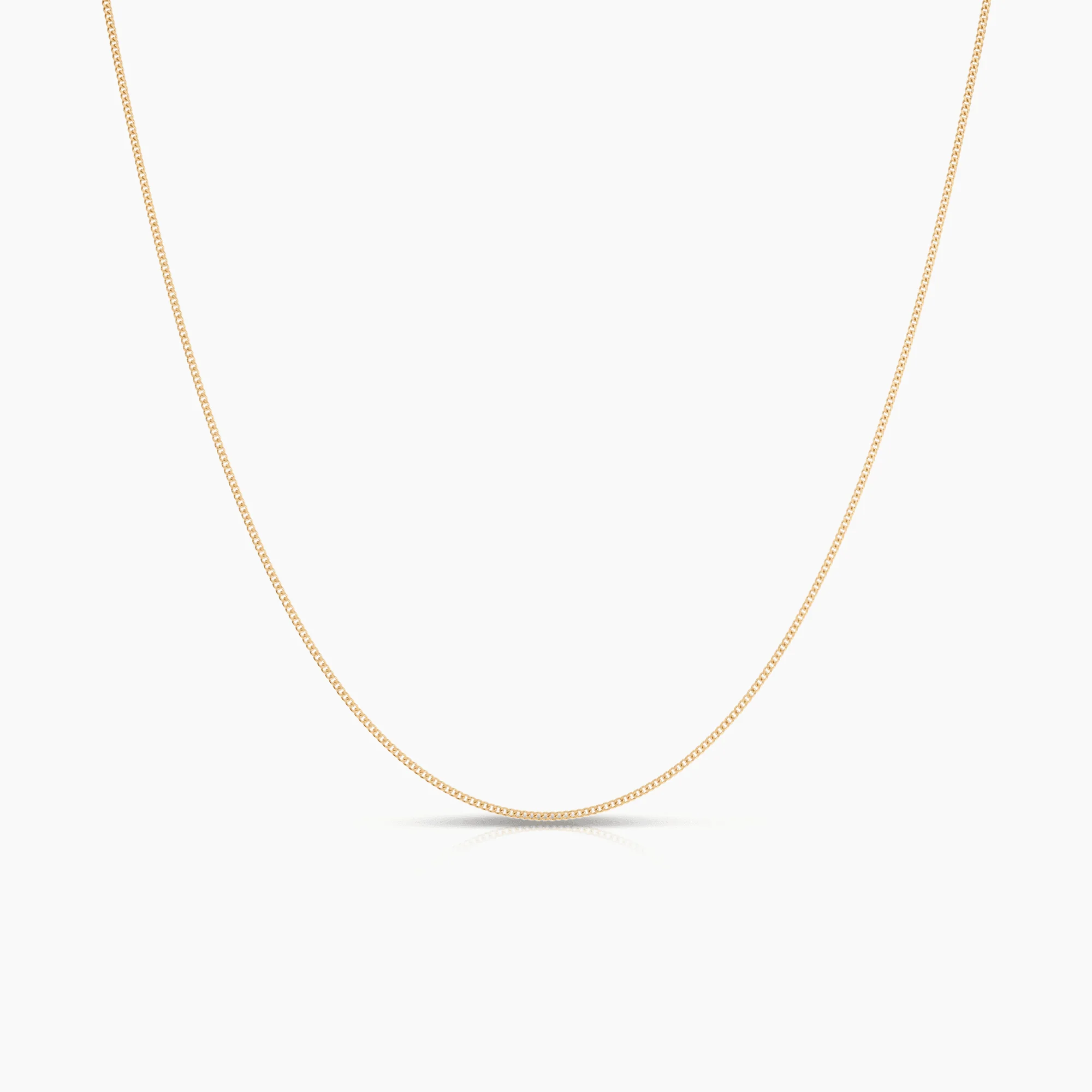 Curb chain 36cm 18K gold