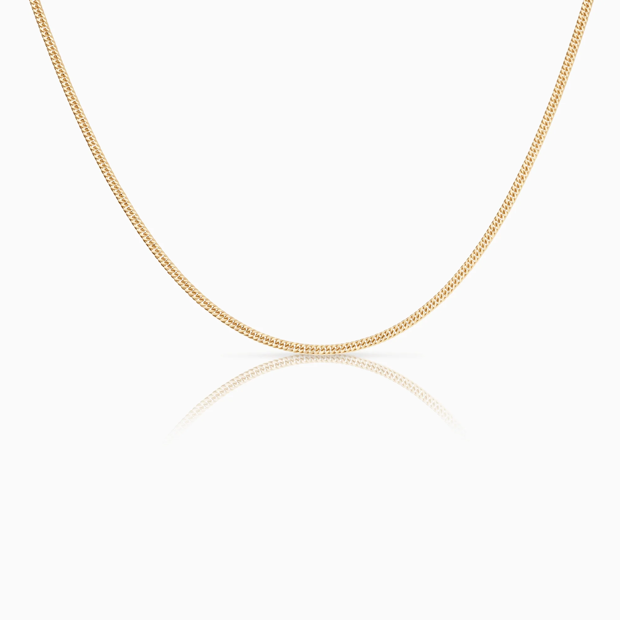 Curb link 37cm 18K gold