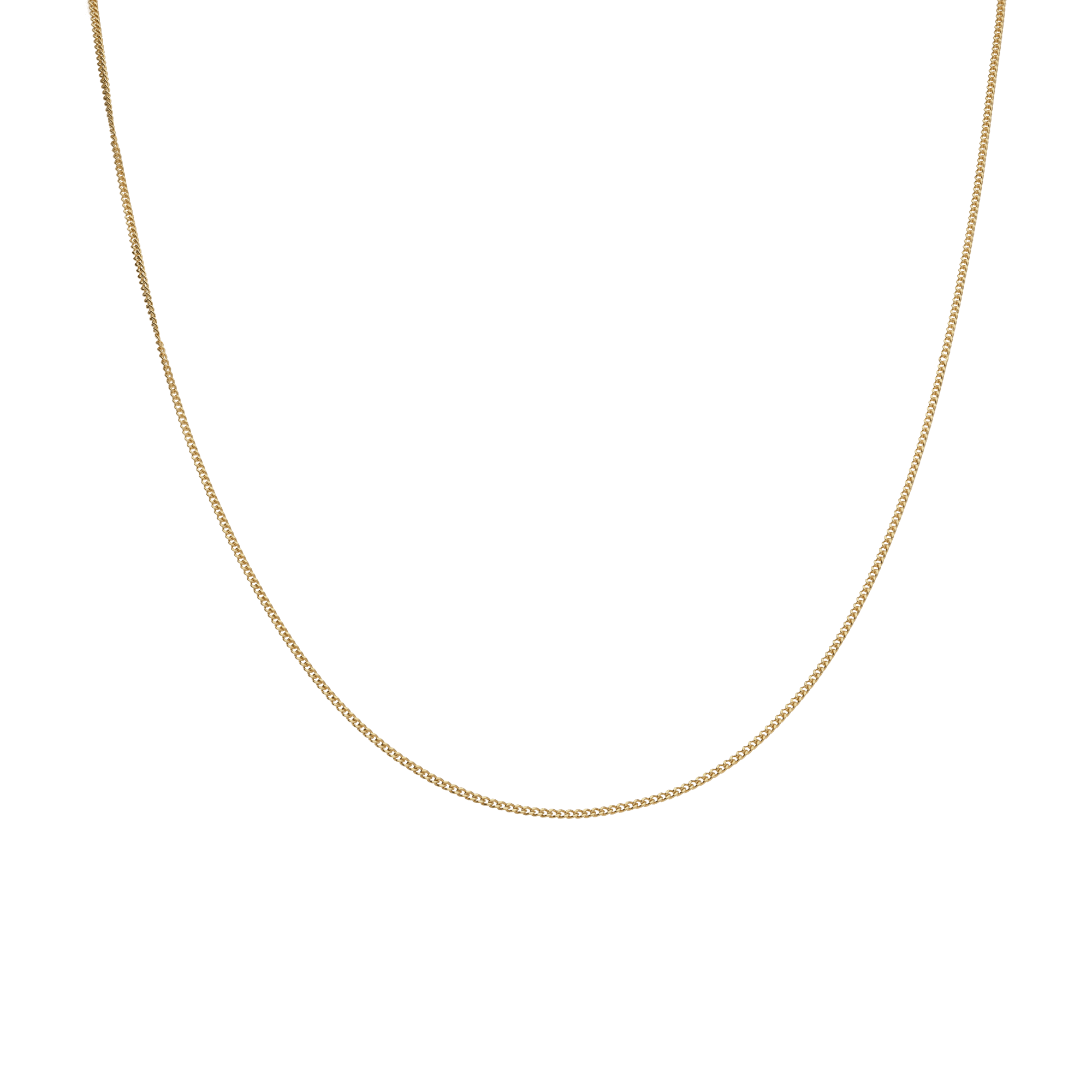 Curb chain 38.5cm 18K gold