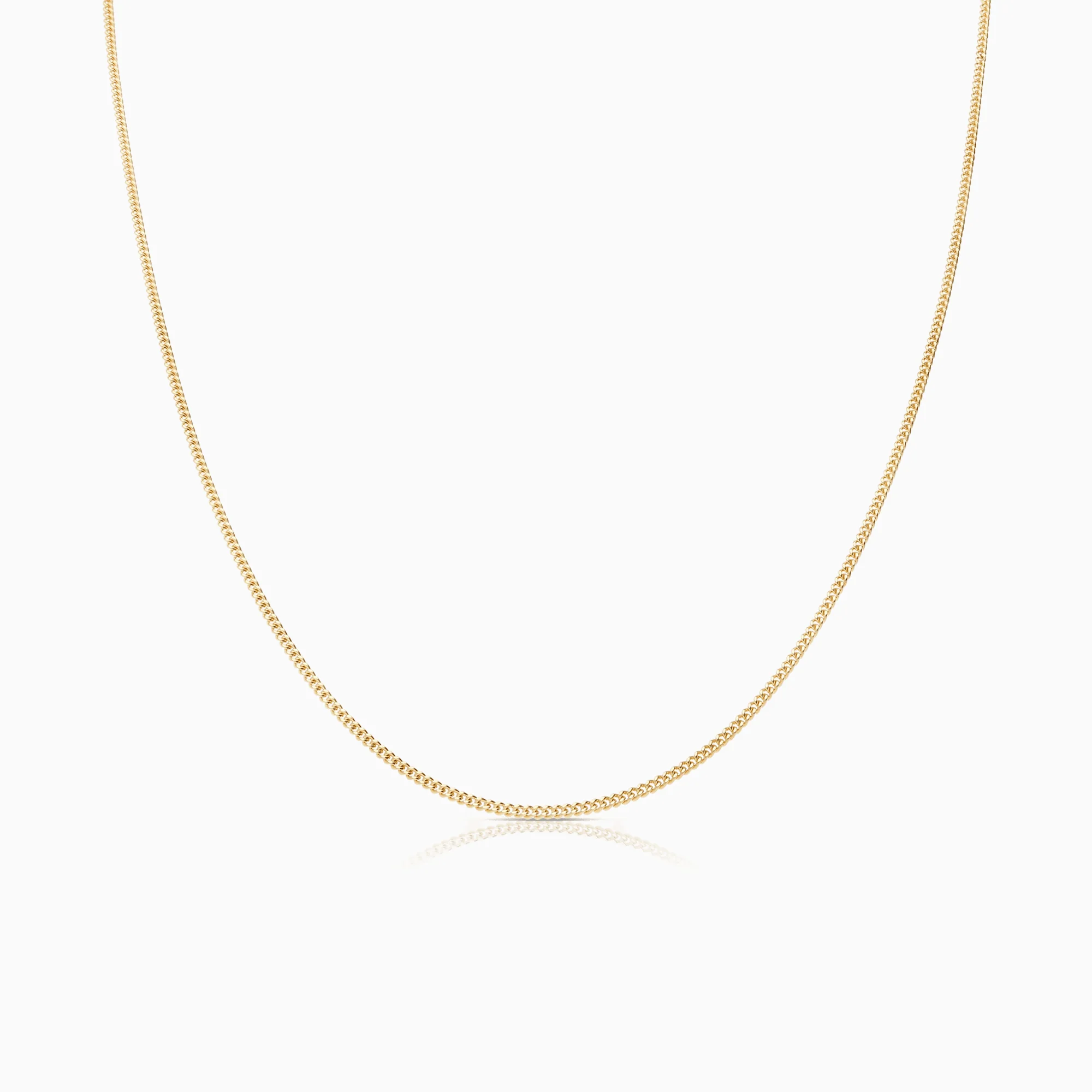 Curb chain 38.5cm 18K gold
