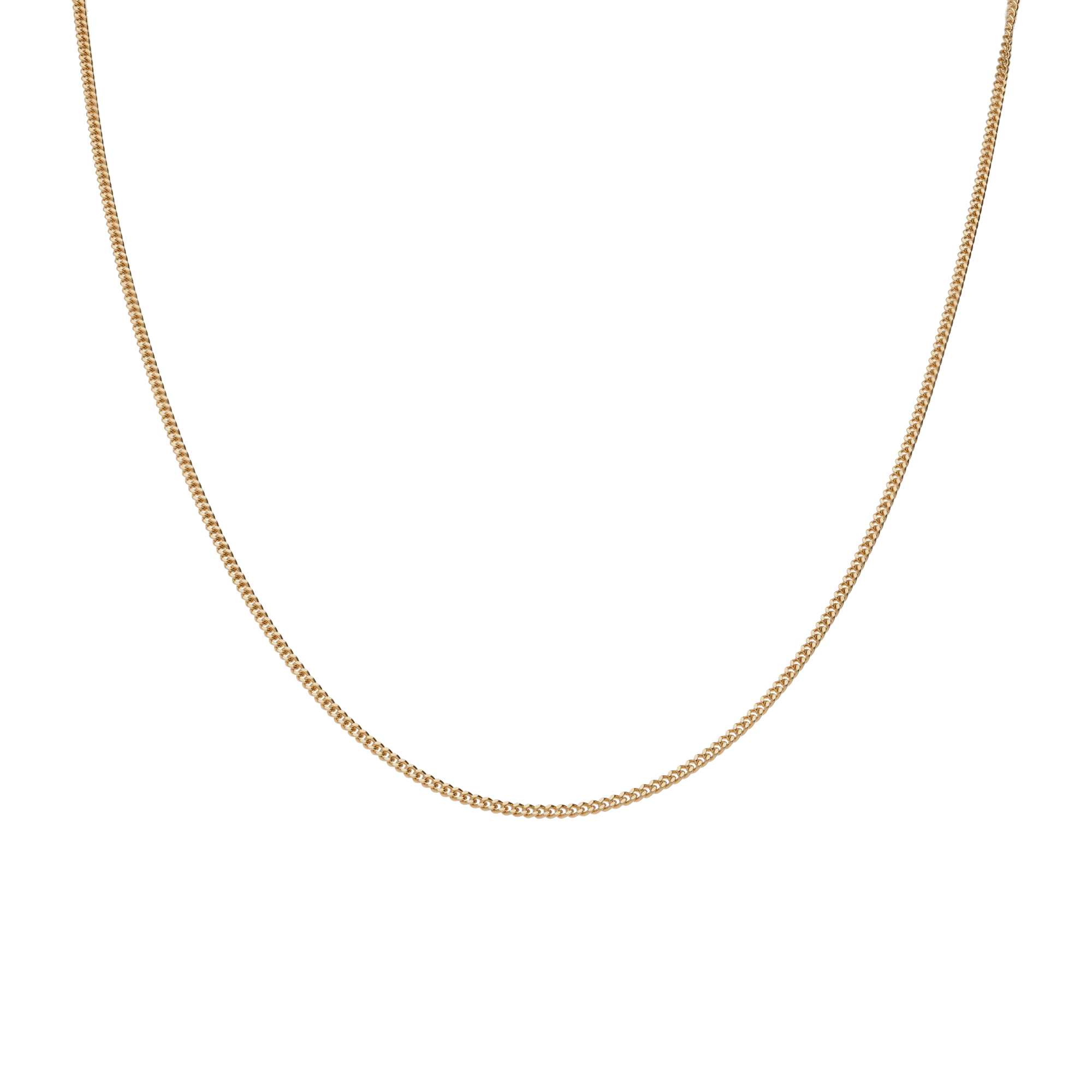 Curb chain 38cm 18K gold