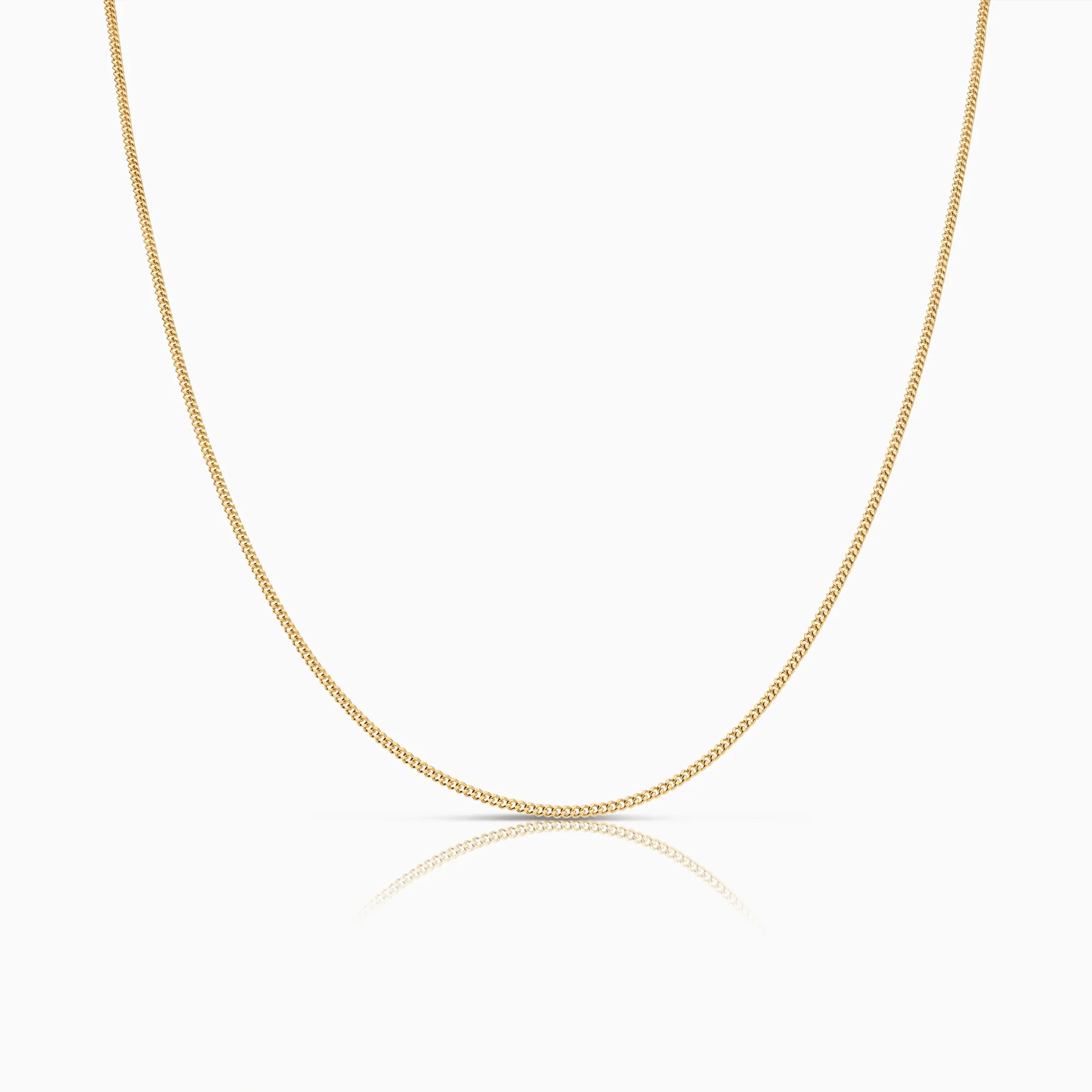 Curb chain 38cm 18K gold
