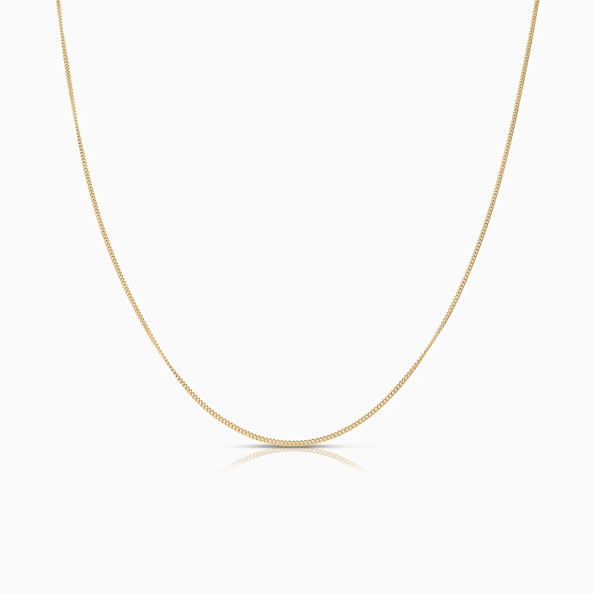 Curb chain 39.5cm 18K gold