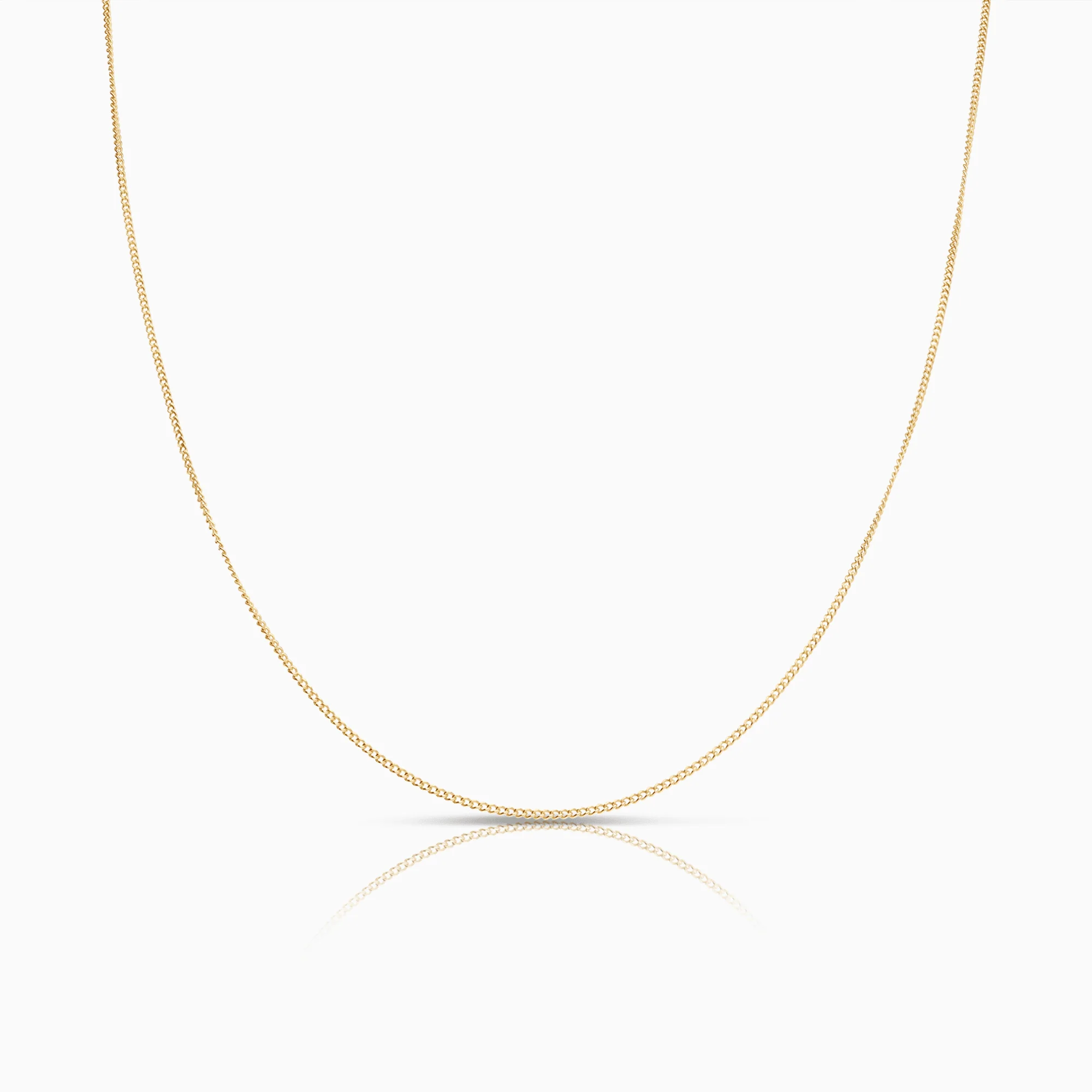 Curb chain 39.5cm 18K gold