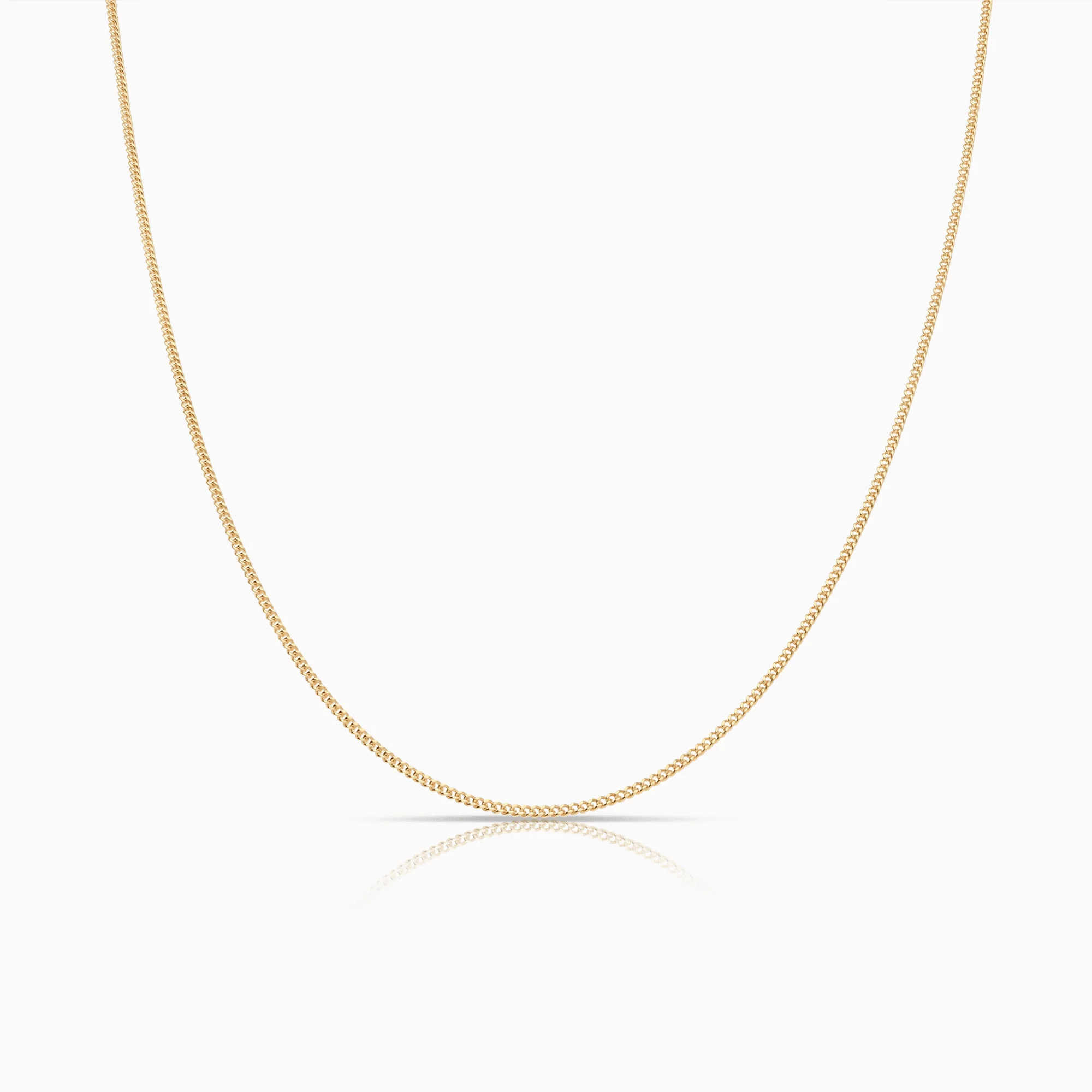 Curb chain 39cm 18K gold