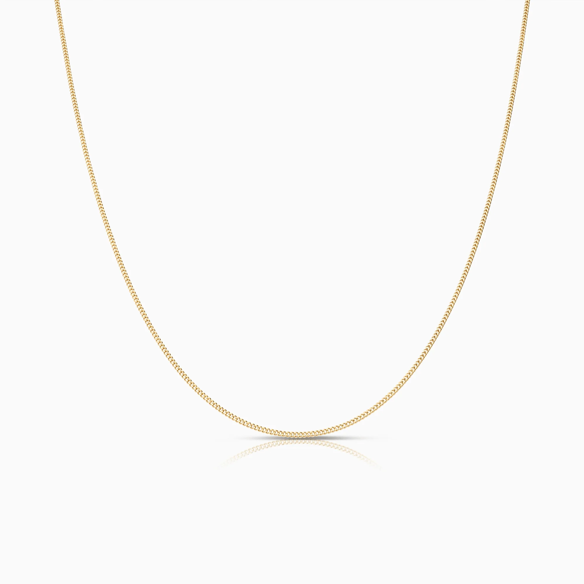Curb chain 39cm 18K gold