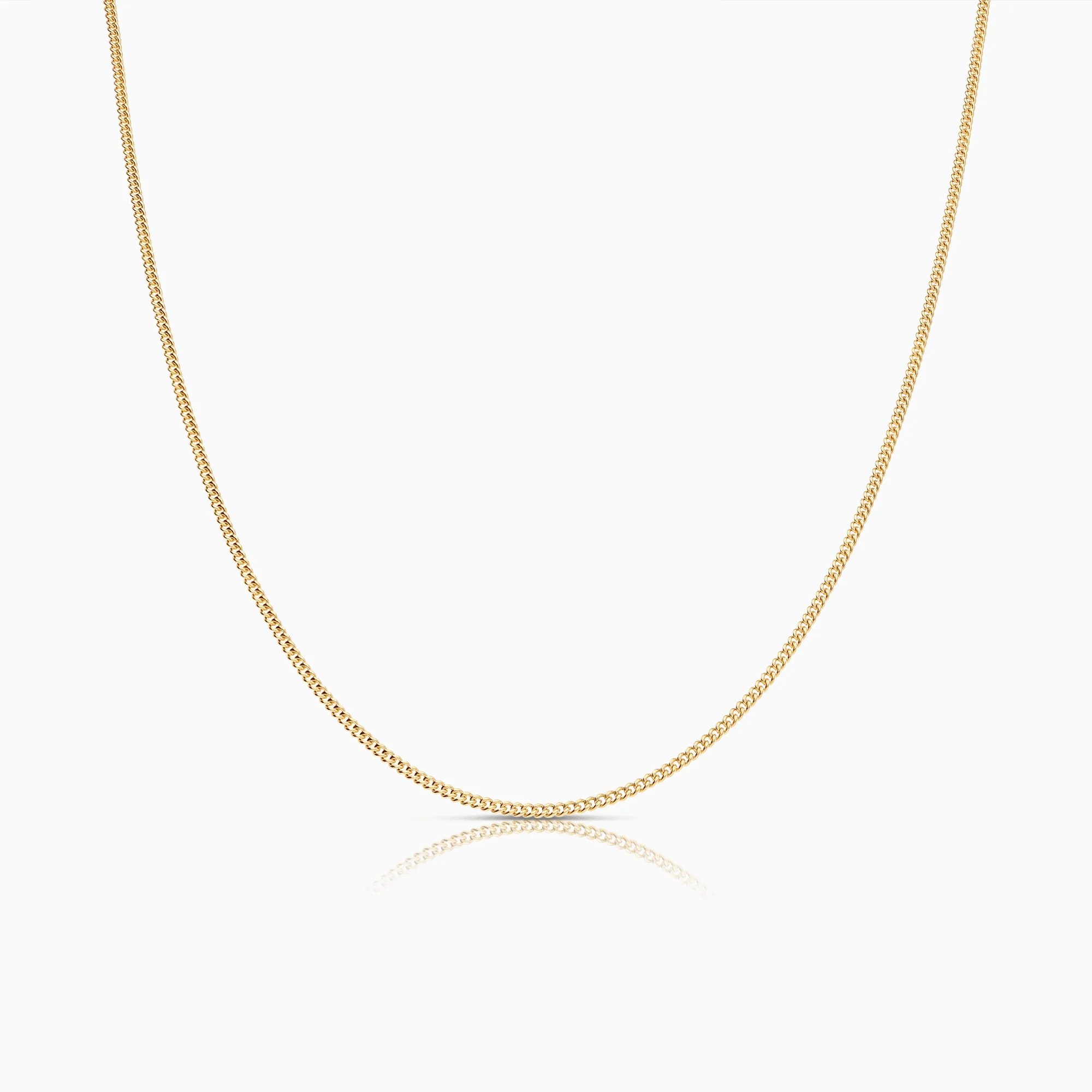 Curb chain 39cm 18K gold