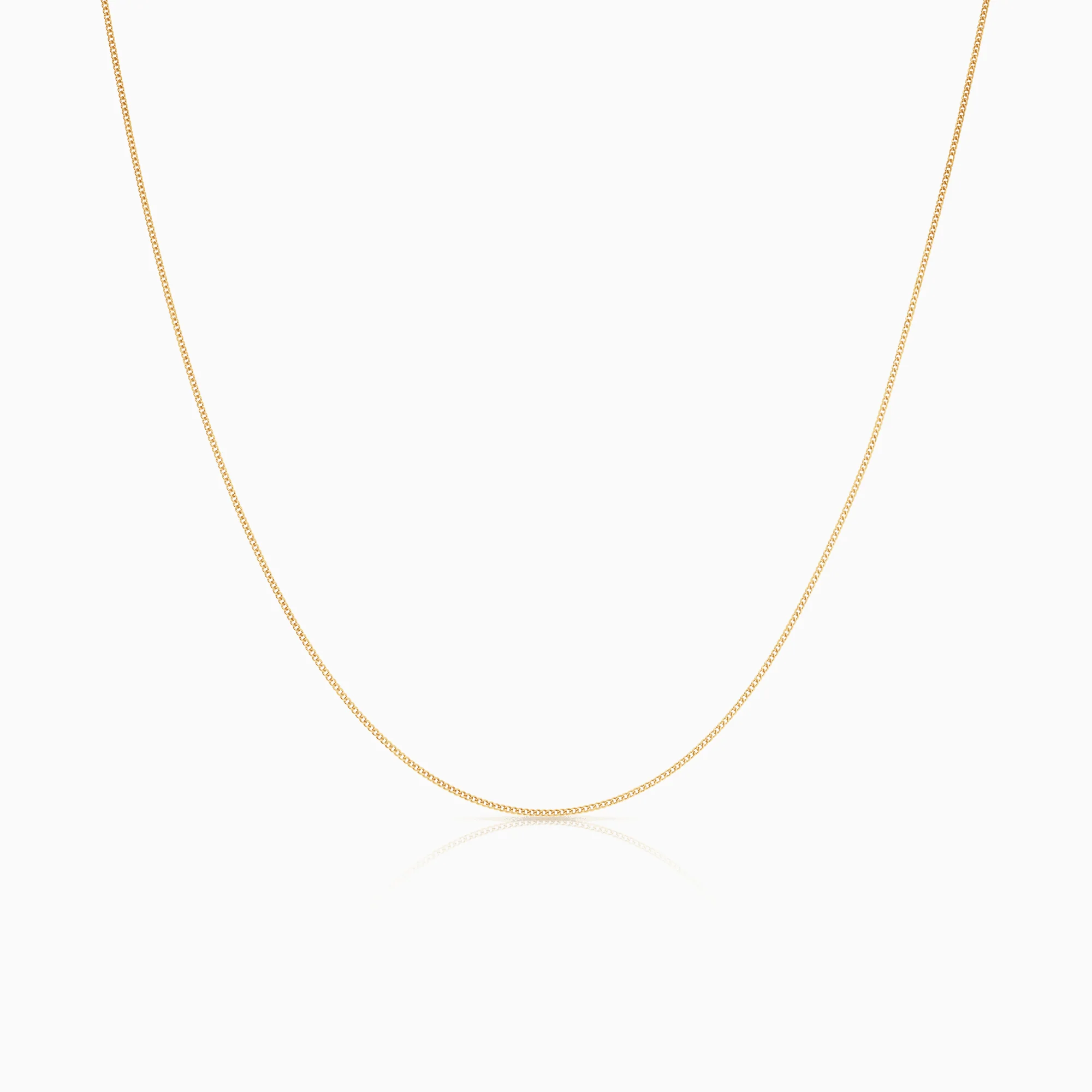 Curb chain 39cm 18K gold