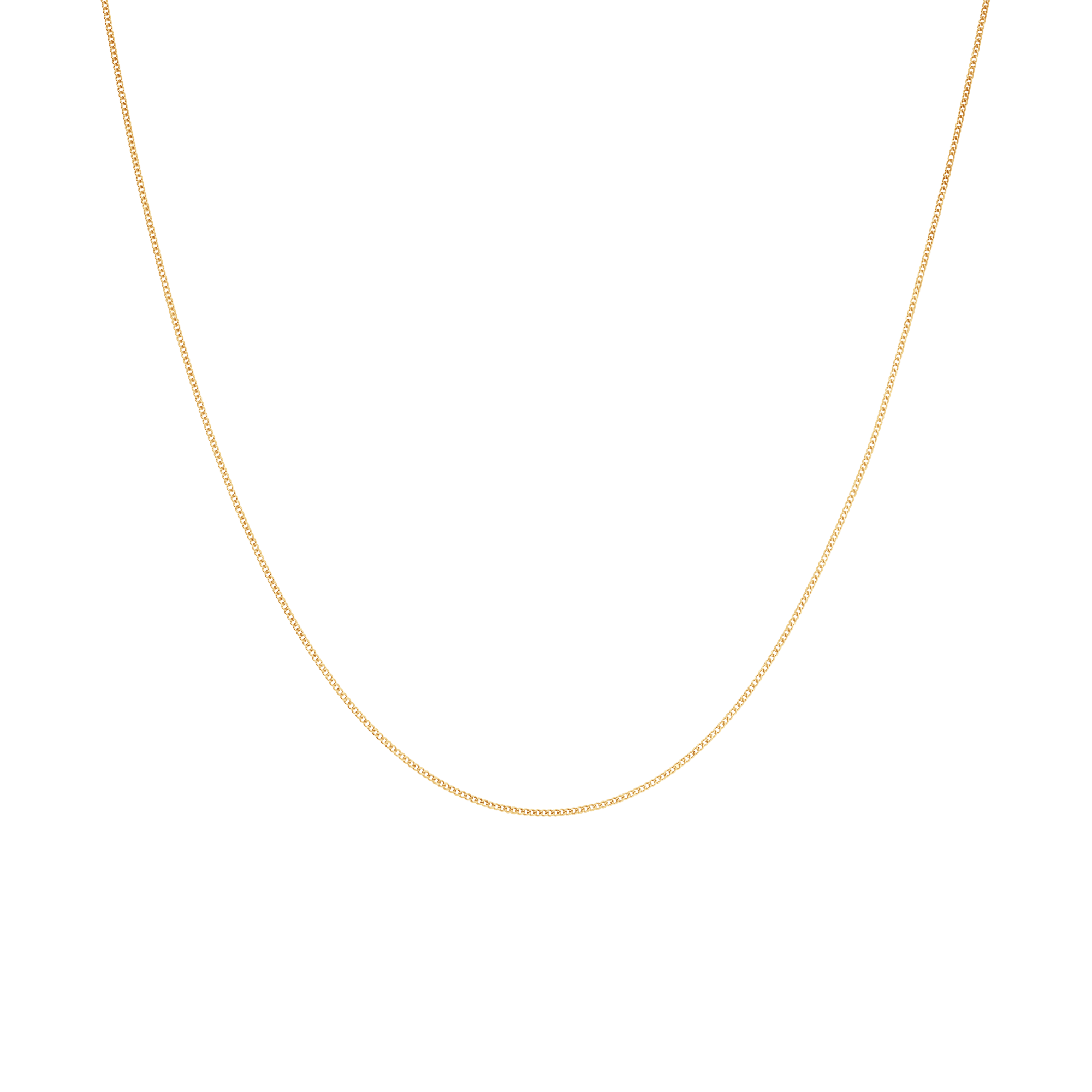 Curb chain 39cm 18K gold - Image 2