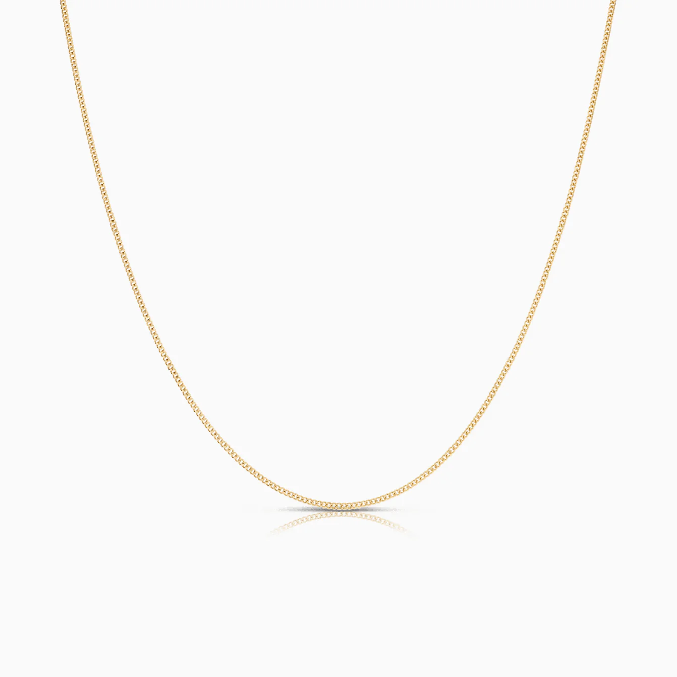 Curb chain 39cm 18K gold