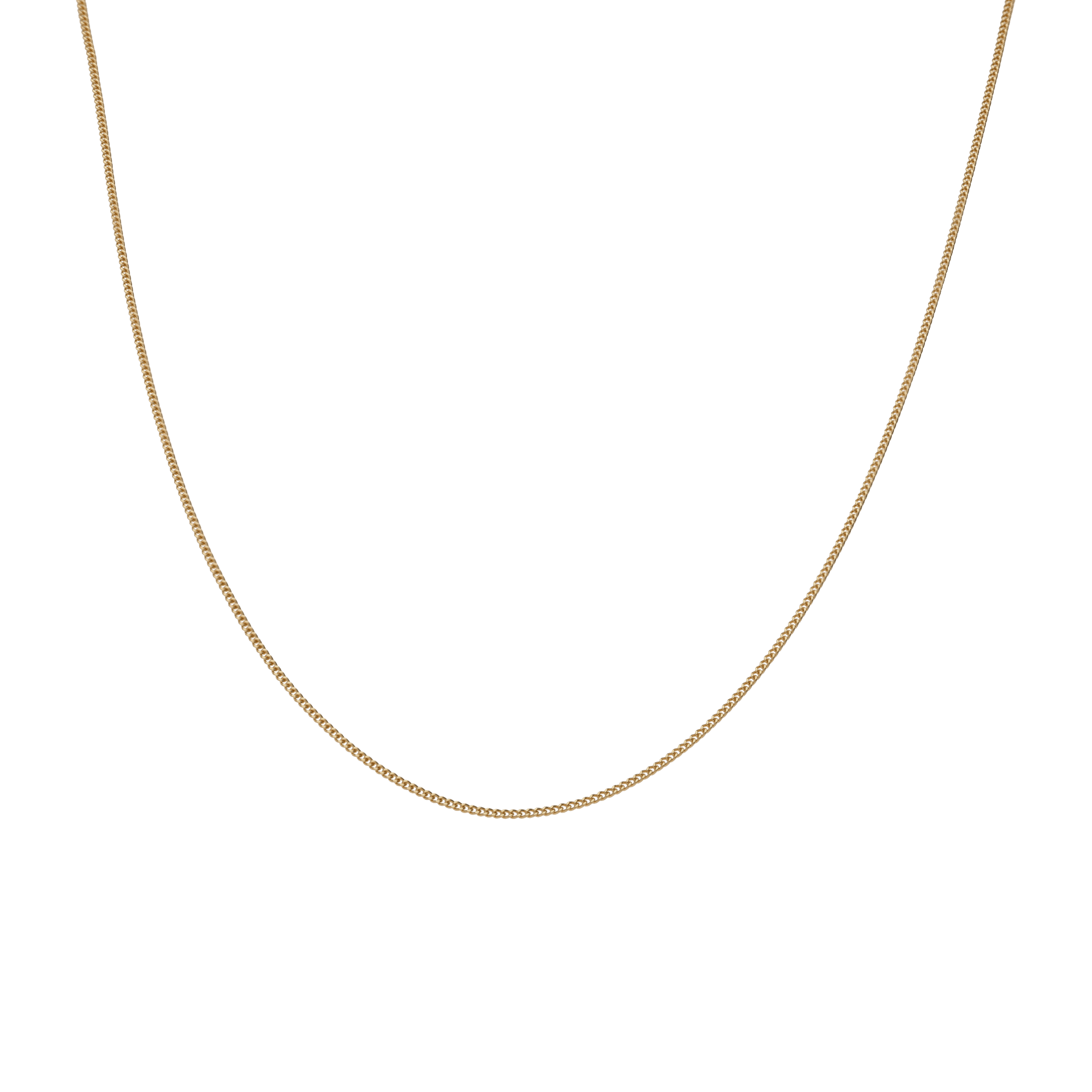 Curb chain 40.5cm 18K gold