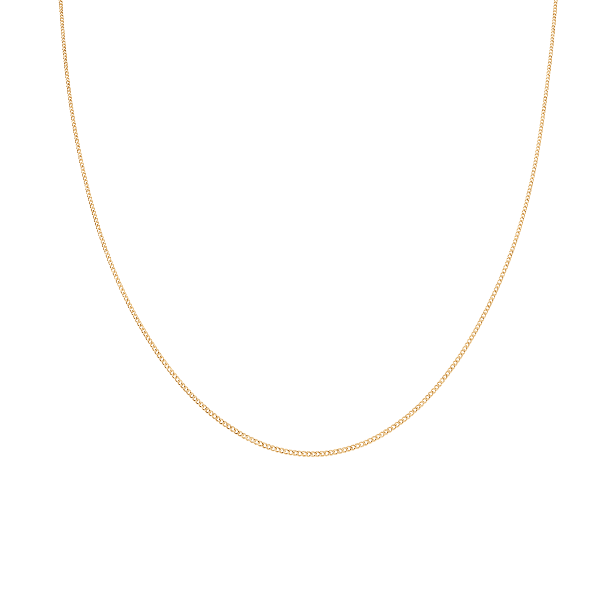 Curb link 40cm 18K gold - Image 2