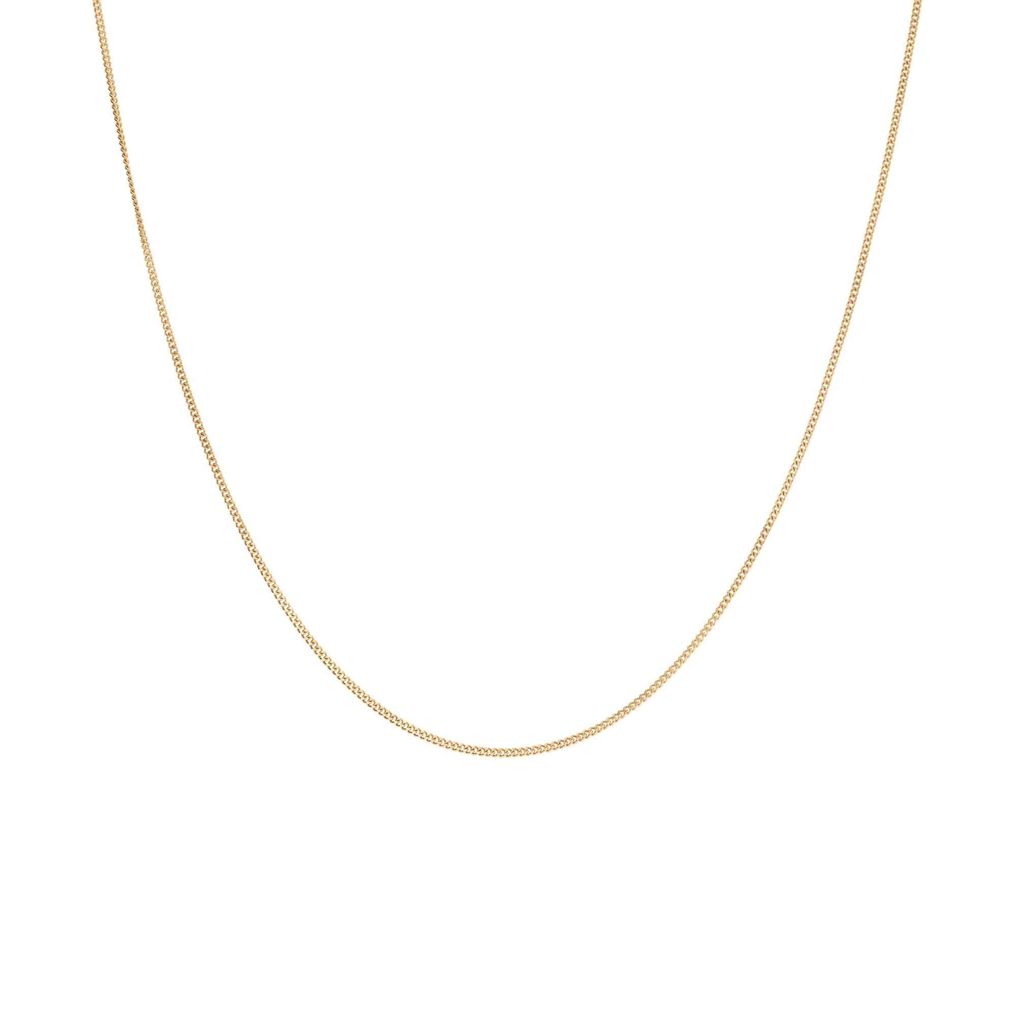 Curb link 40cm 18K gold - Image 2