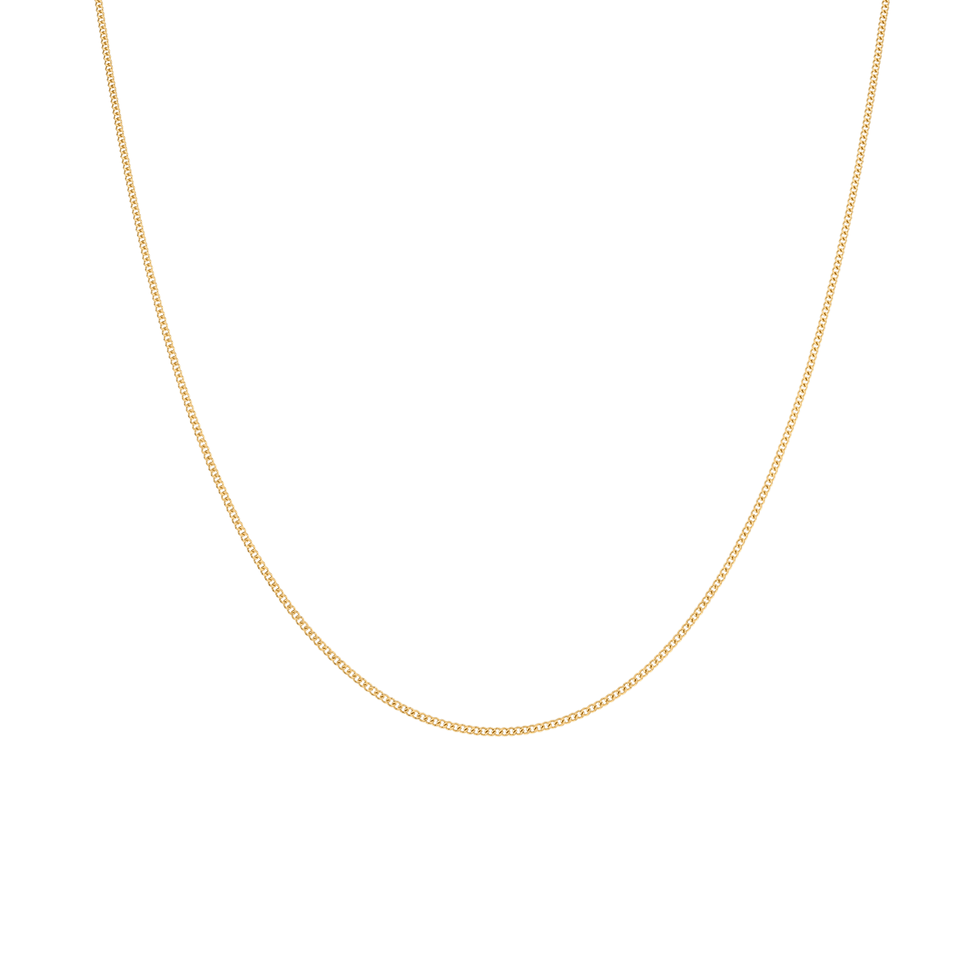 Curb link 40cm 18K gold - Image 2