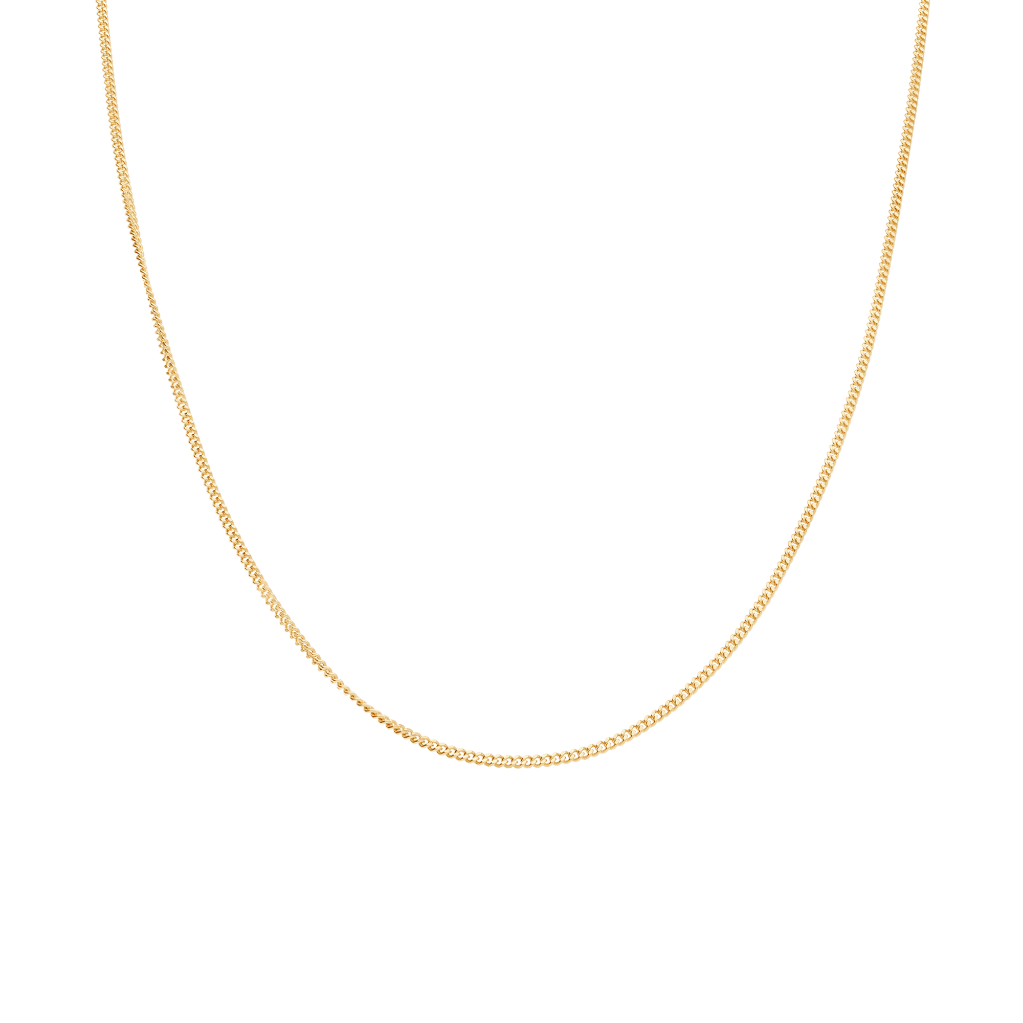 Curb chain 41.5cm 18K gold - Image 2