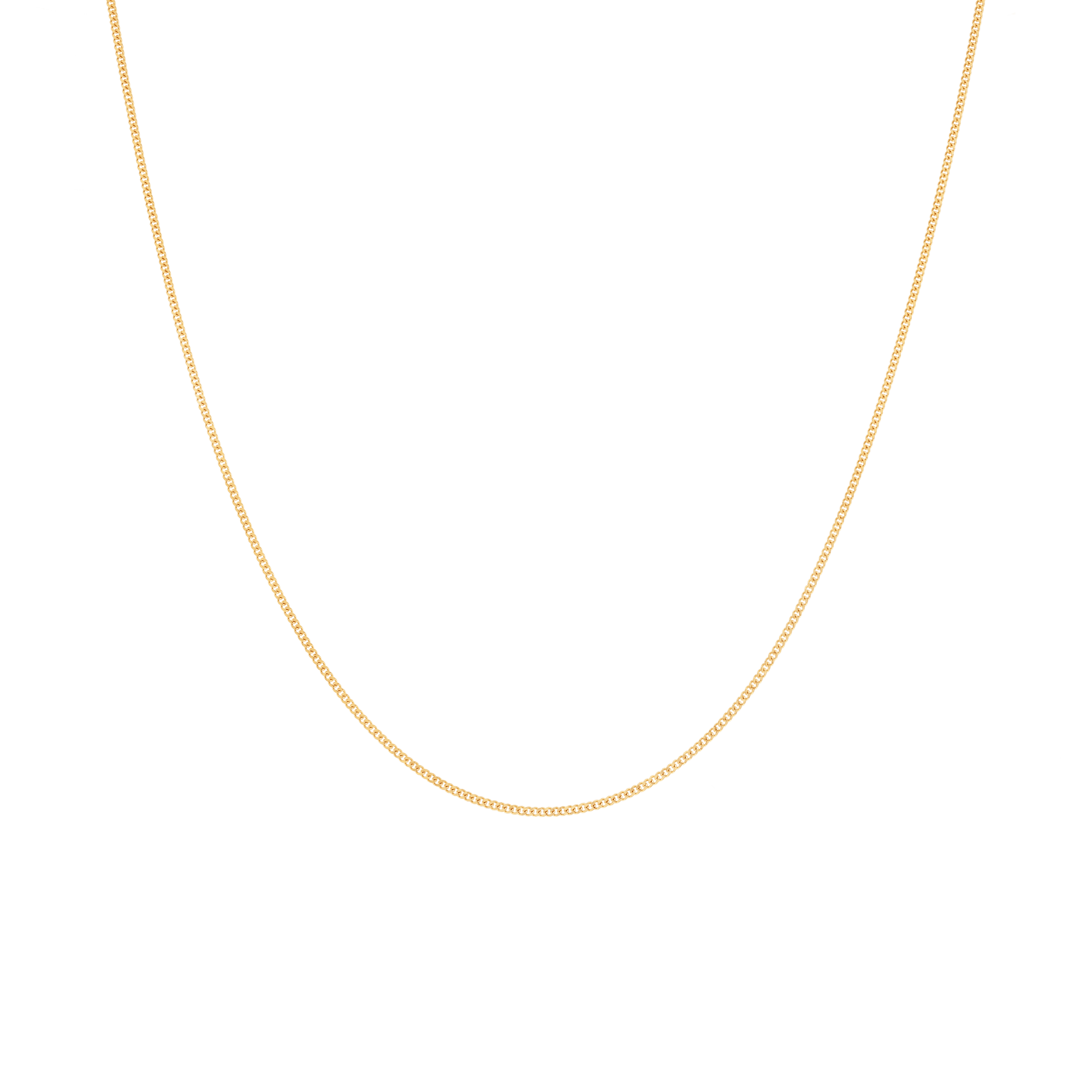 Curb Chain 42cm 18K Gold - Image 2