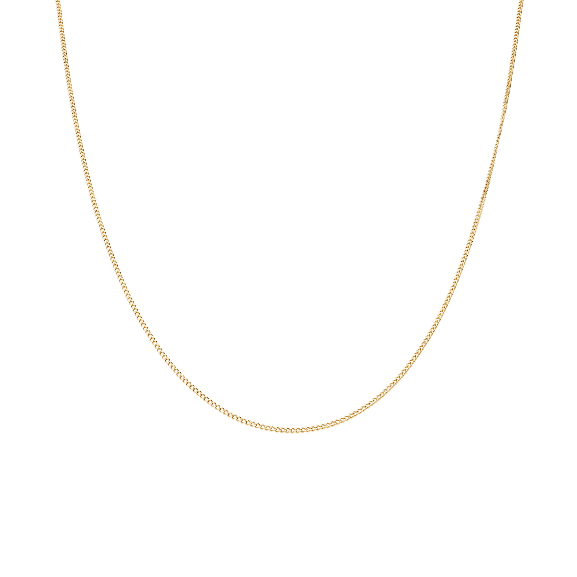 Curb Chain 42cm 18K Gold - Image 2