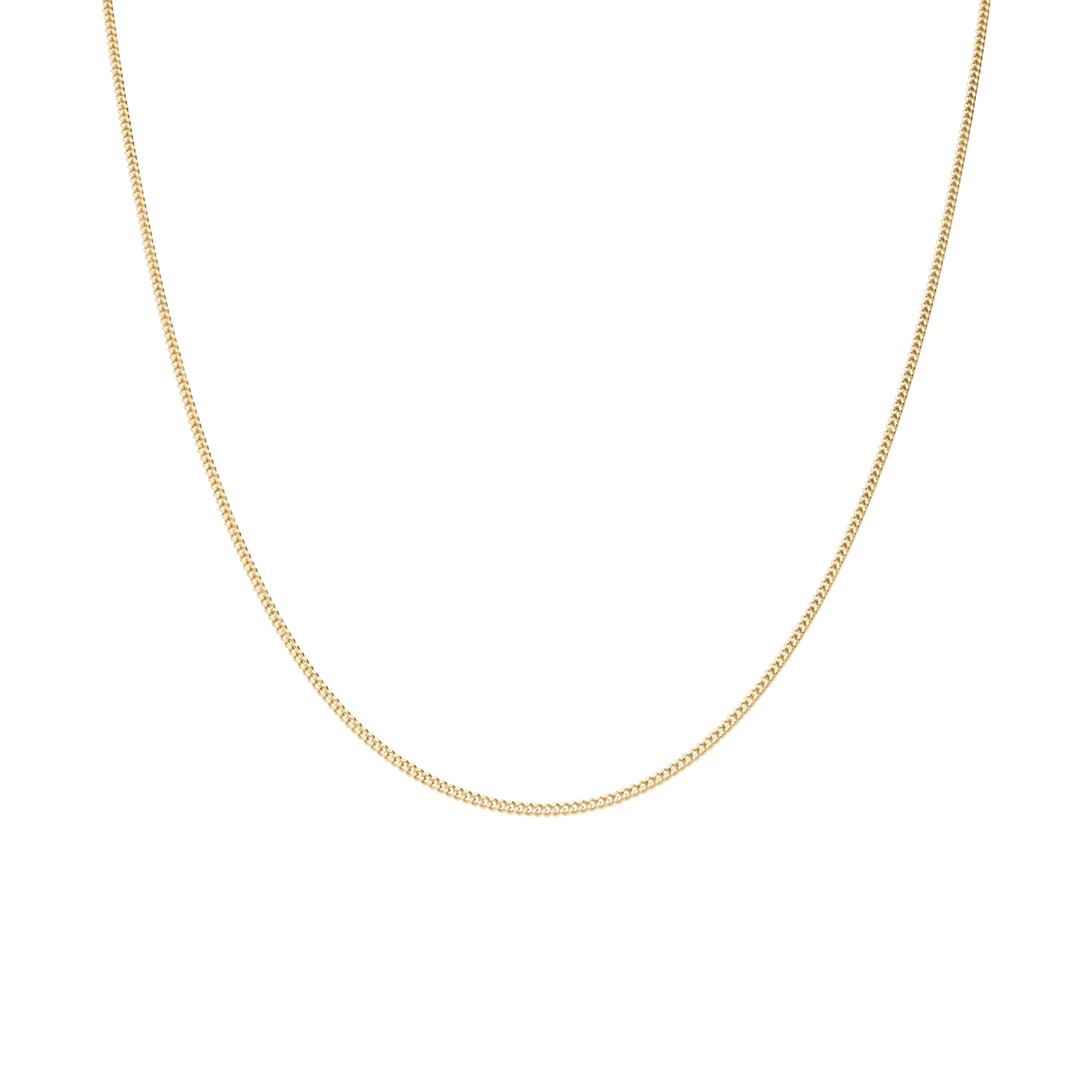 Curb Chain 42cm 18K Gold - Image 2