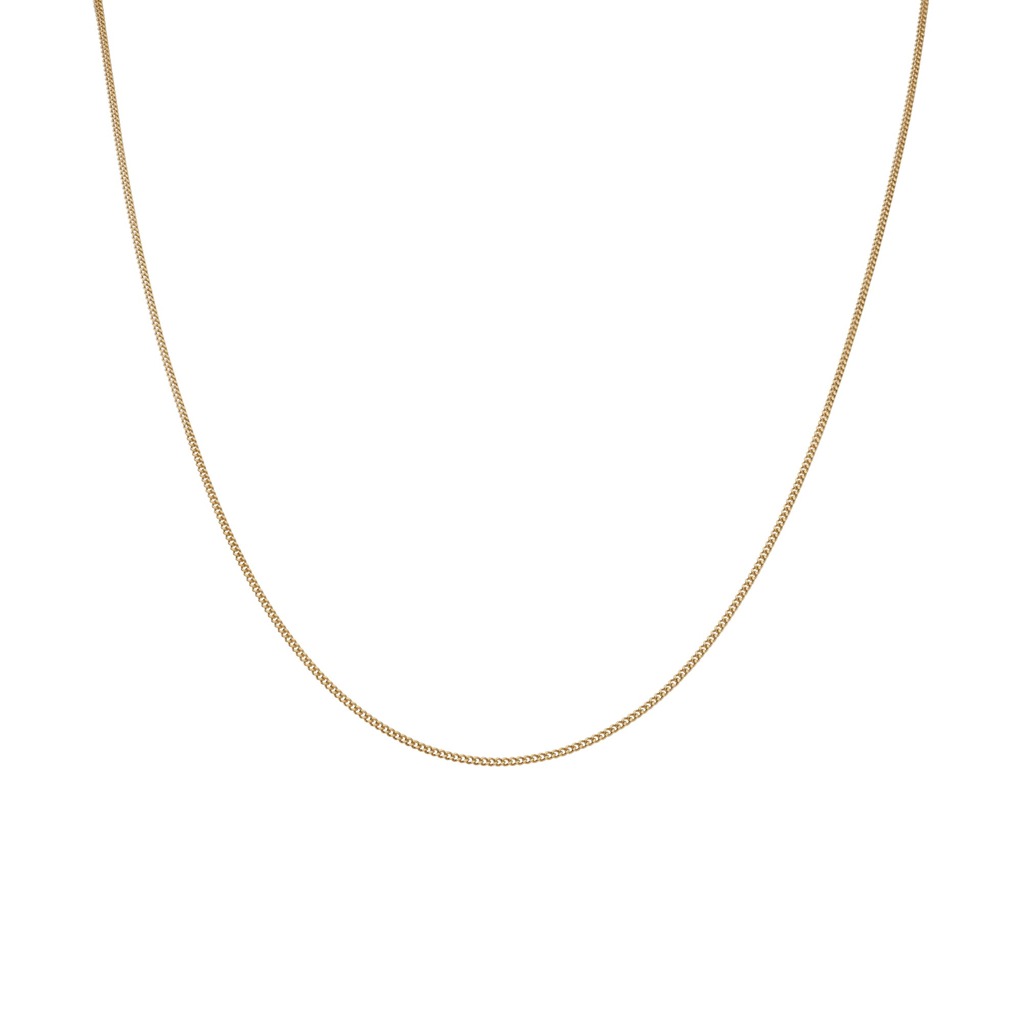 Curb Chain 42cm 18K Gold - Image 2