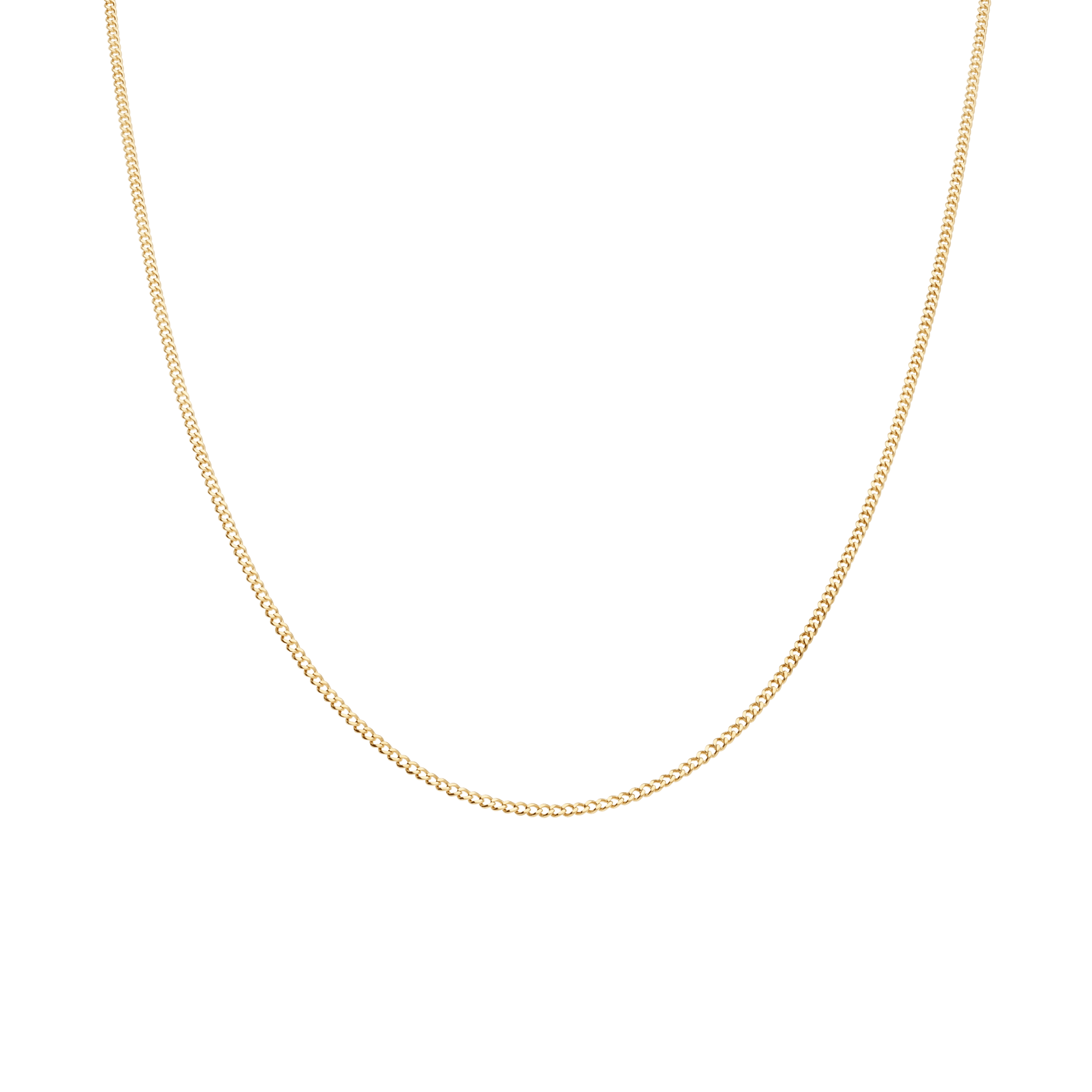 Curb Chain 42cm 18K Gold - Image 2