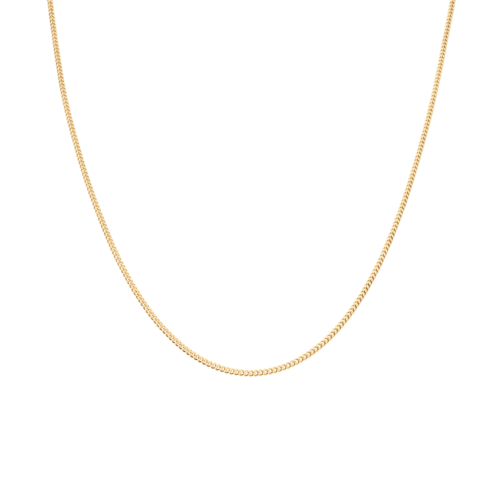 Curb Chain 42cm 18K Gold - Image 2