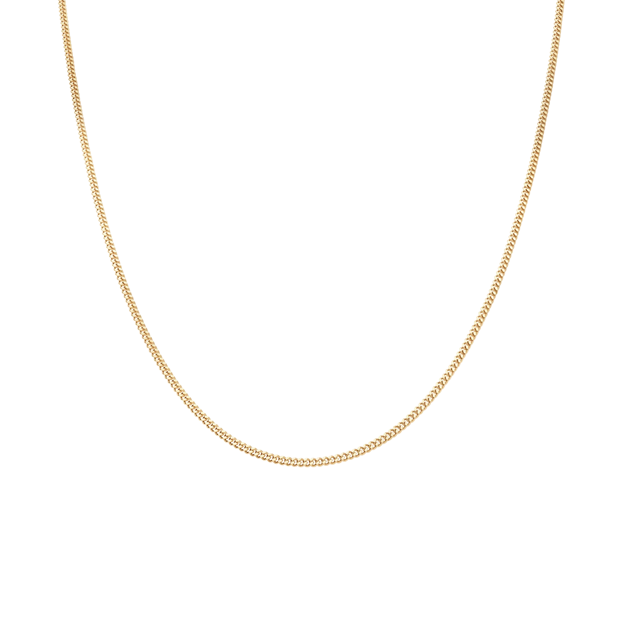 Curb Chain 42cm 18K Gold - Image 2