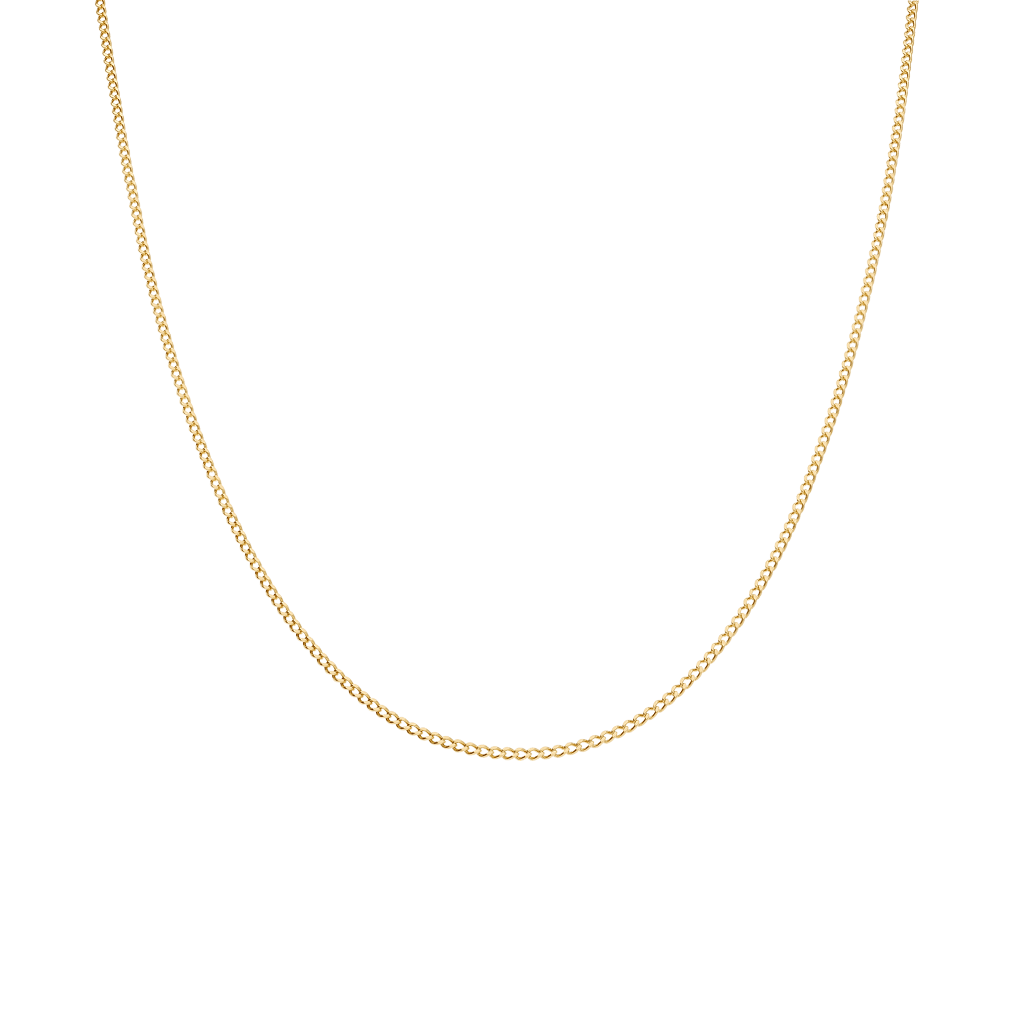 Curb chain 43.5cm 18K gold - Image 2