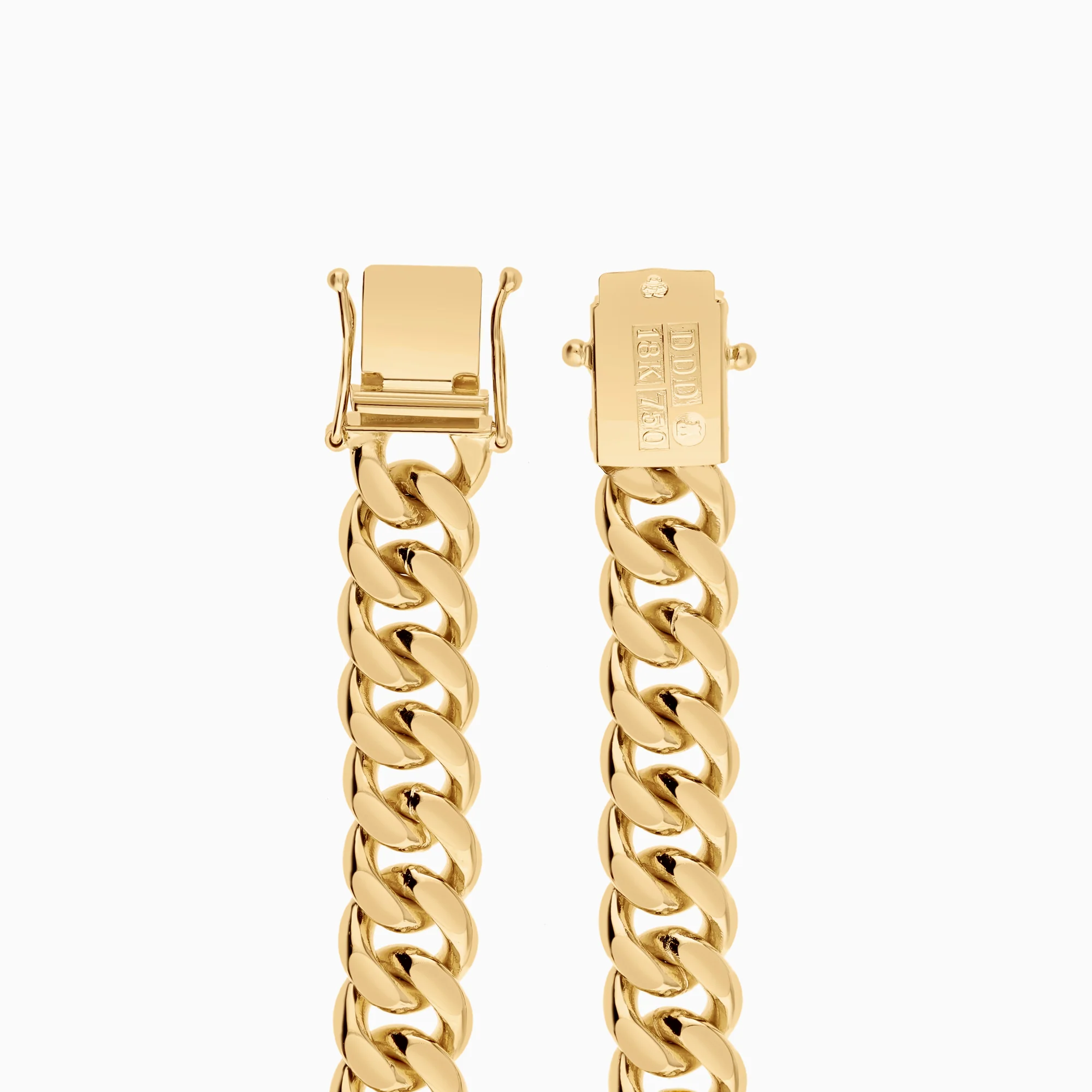 Curb chain 46.11g 18K gold - Image 2