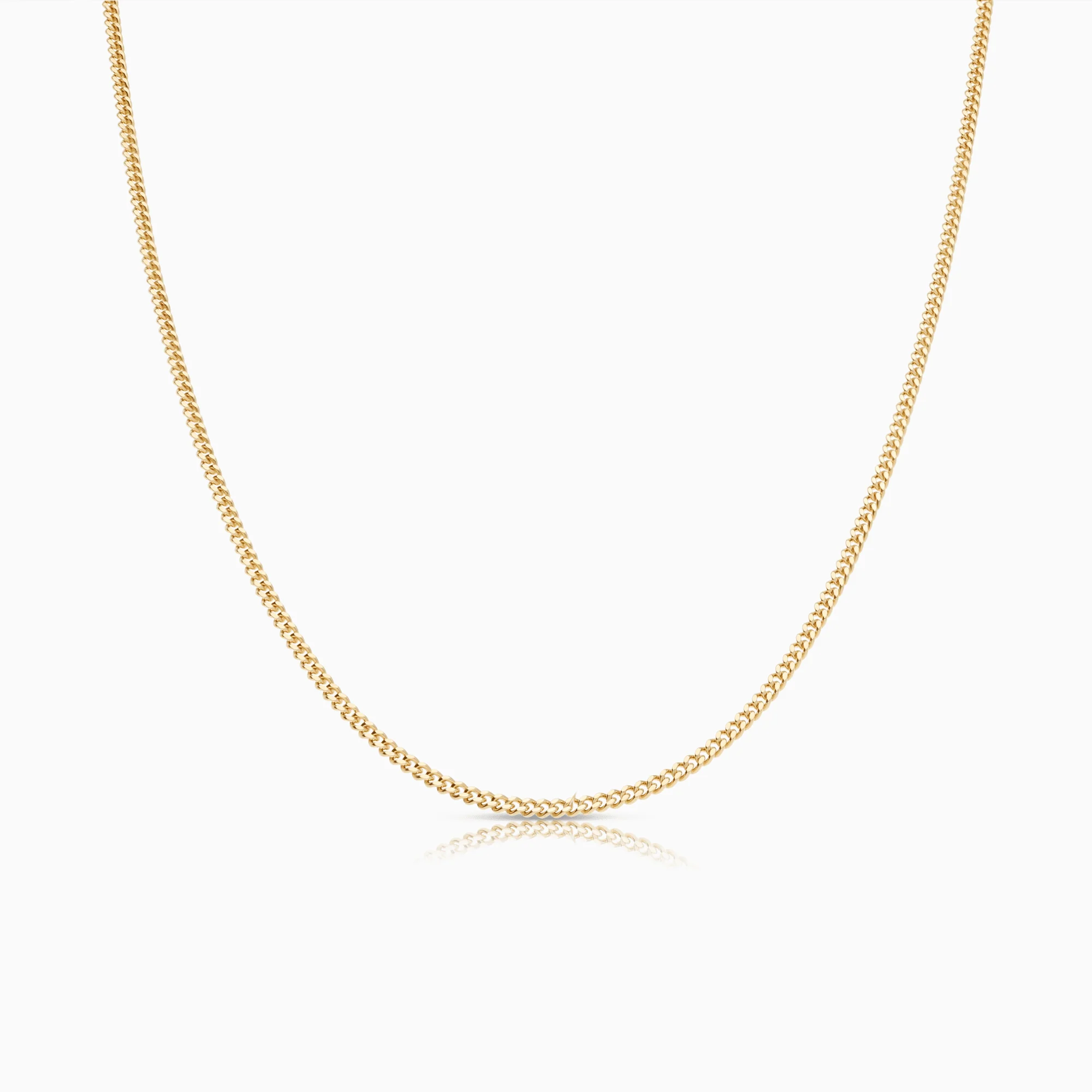Curb chain 46.5cm 18K gold