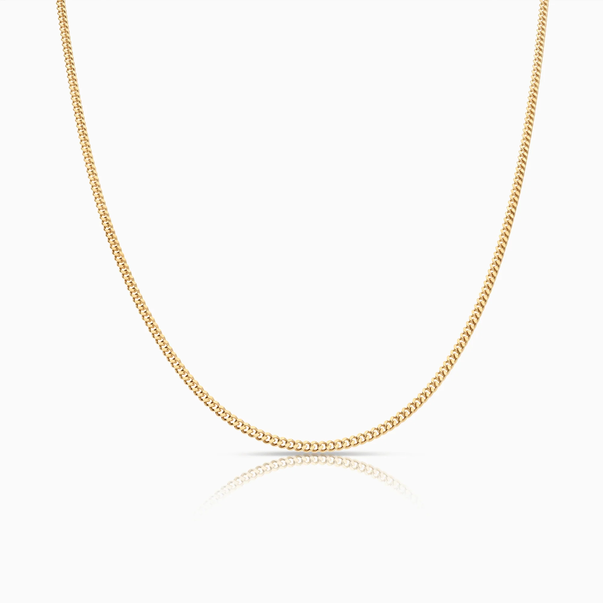 Curb chain 46.5cm 18K gold